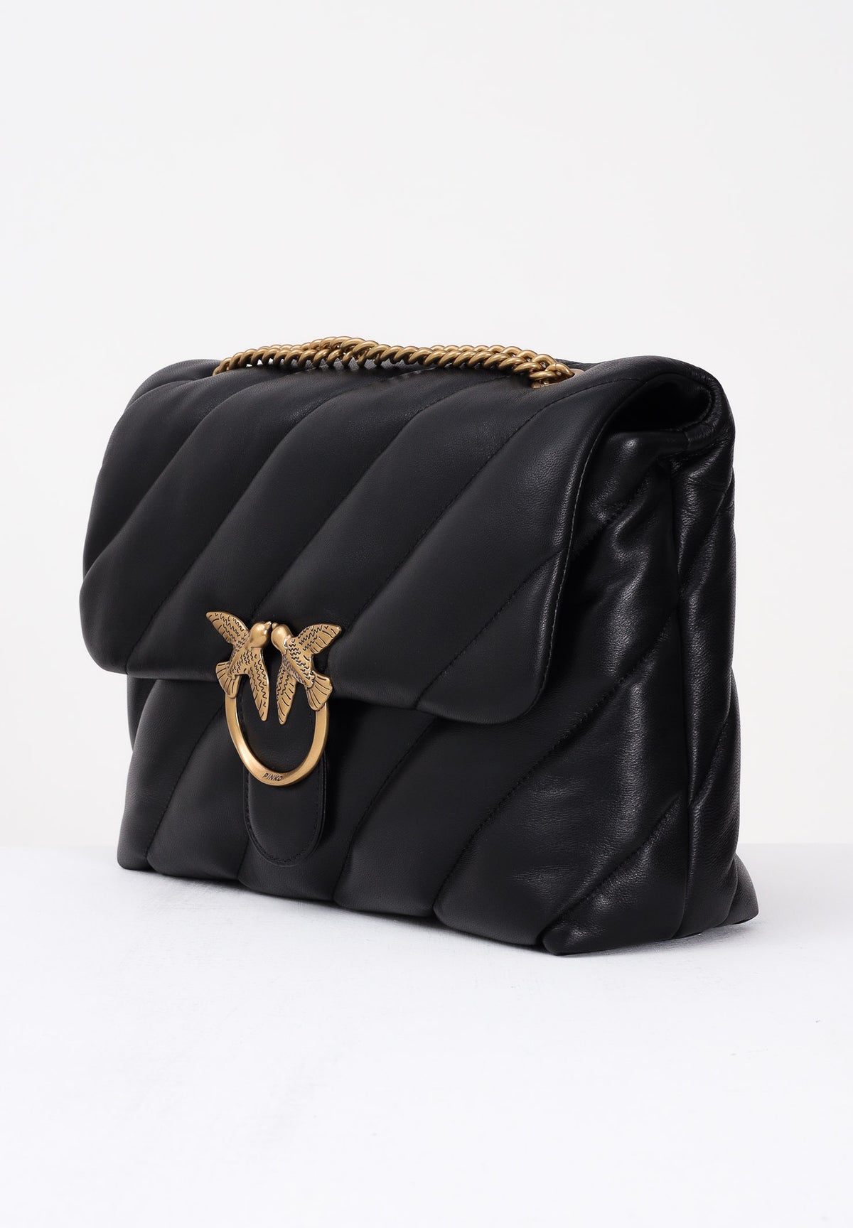 PINKO Borsa a tracolla Big Love Bag Puff nera da donna 100037A0F2 Z99Q PINKO