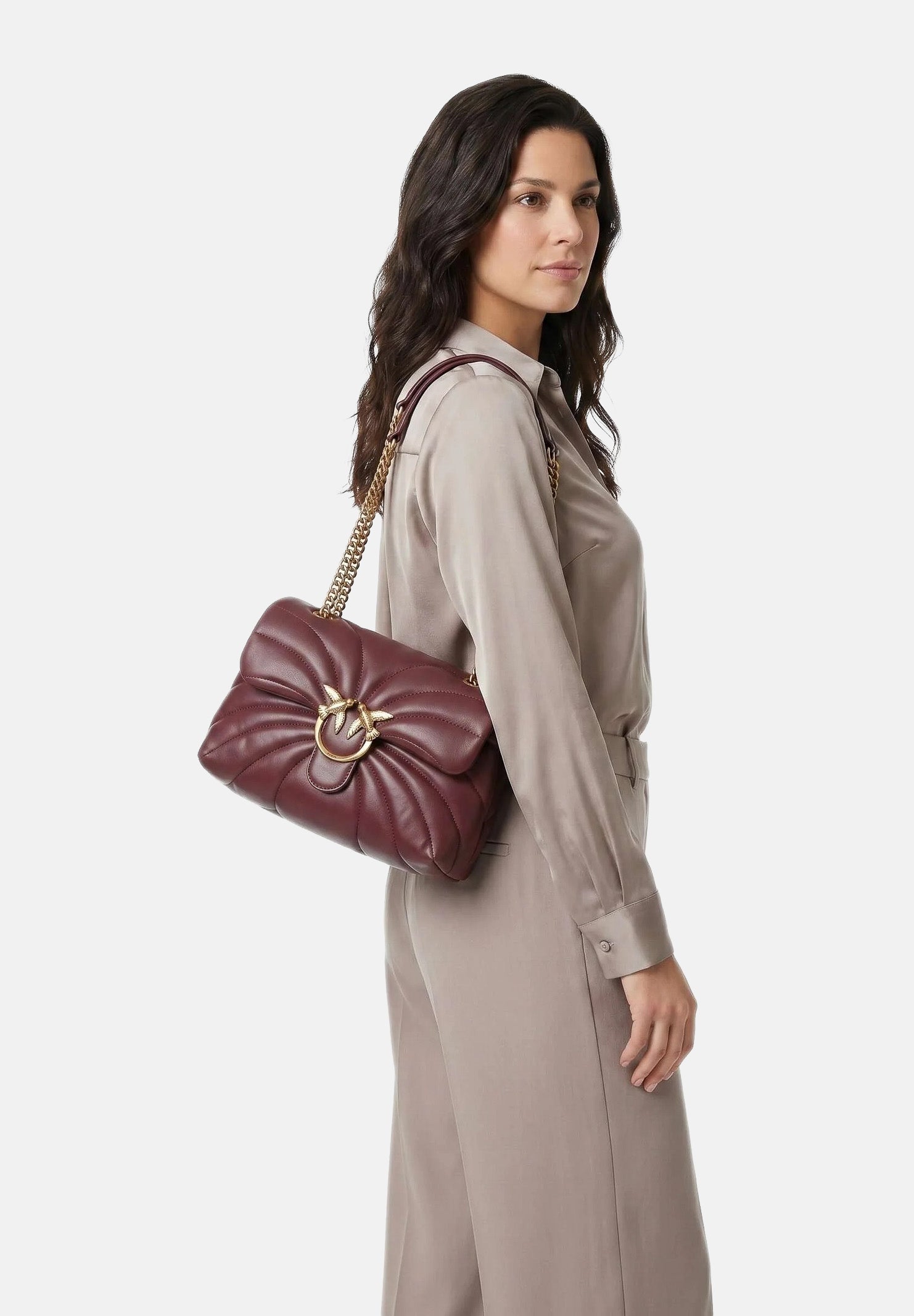 Borsa a tracolla, 26 × 19 × 11 cm da donna autunno inverno 100038A1EX WW5Q PINKO