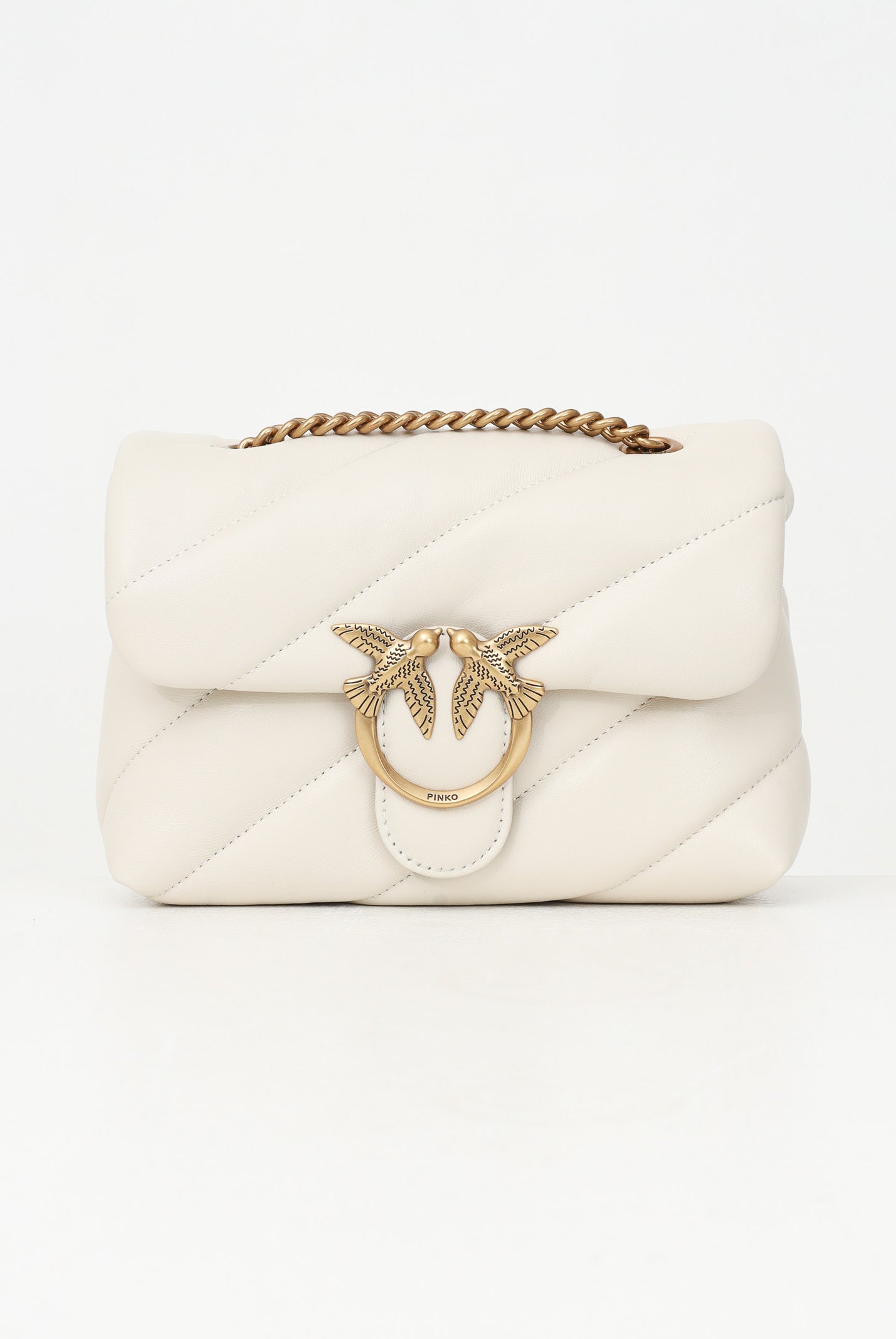 PINKO Borsa a tracolla Mini Love Bag Puff burro da donna 100039A0F2 Z14Q PINKO