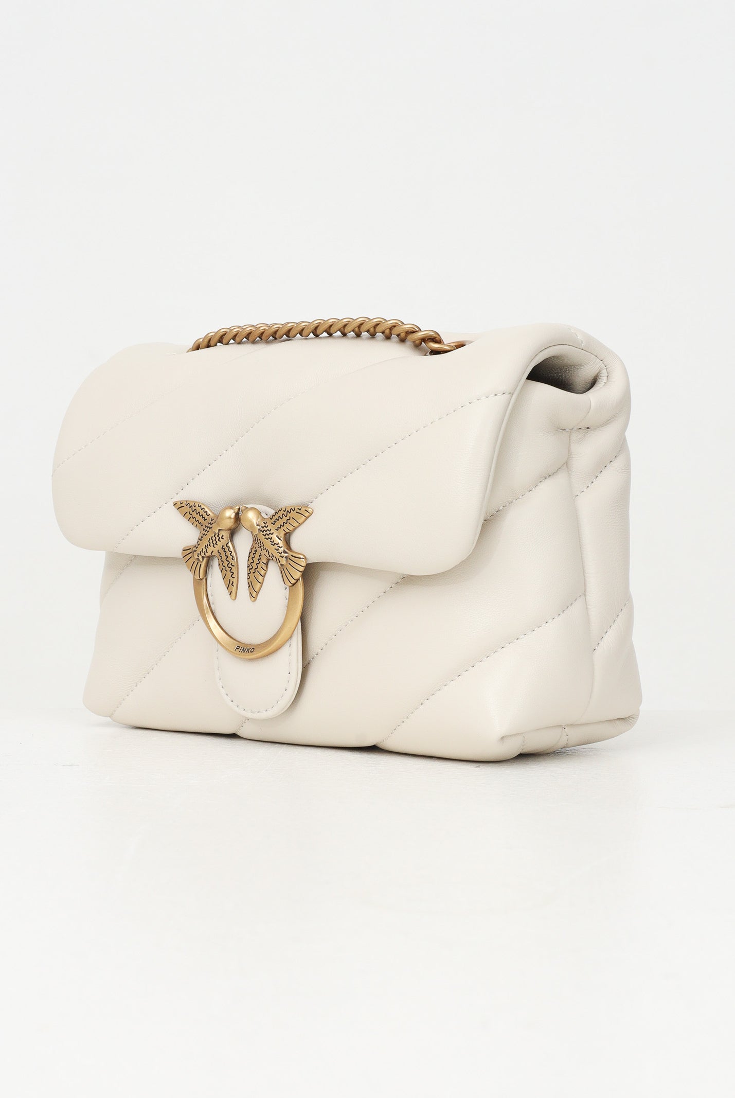 PINKO Borsa a tracolla Mini Love Bag Puff burro da donna 100039A0F2 Z14Q PINKO