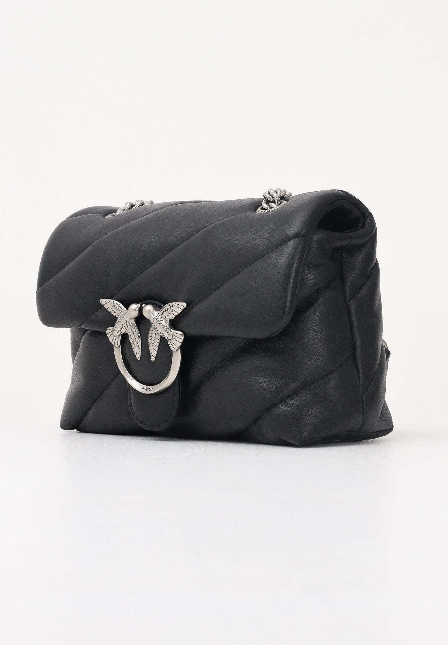 PINKO Borsa a tracolla Mini Love Bag Puff nera da donna 100039A0F2 Z99O PINKO
