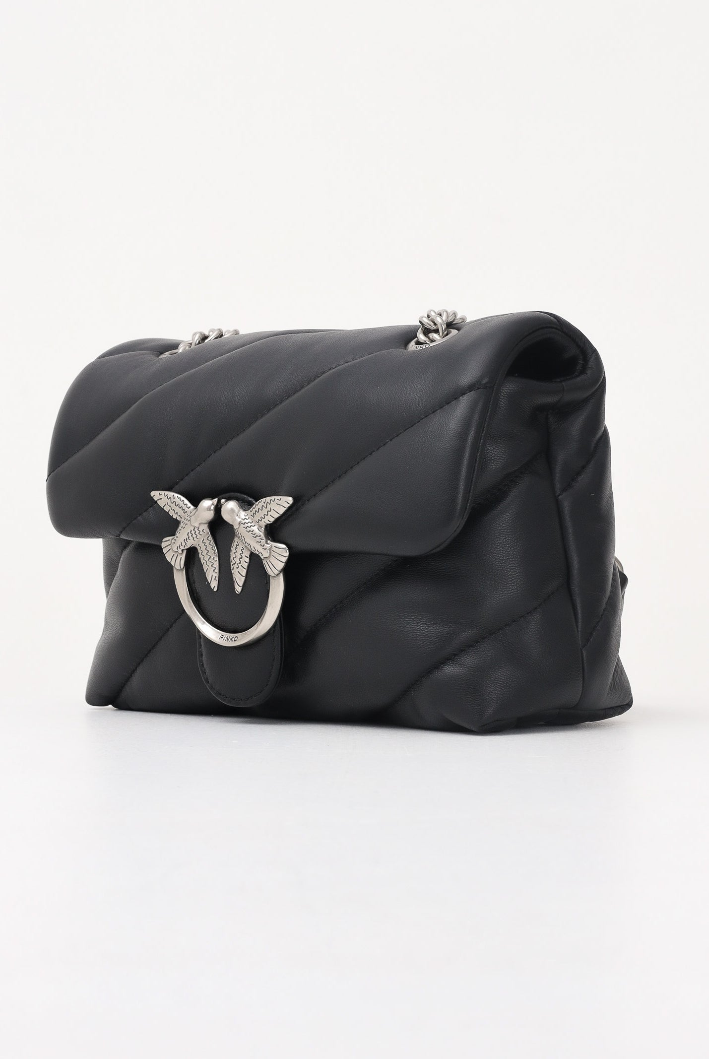 PINKO Borsa a tracolla Mini Love Bag Puff nera da donna 100039A0F2 Z99O PINKO