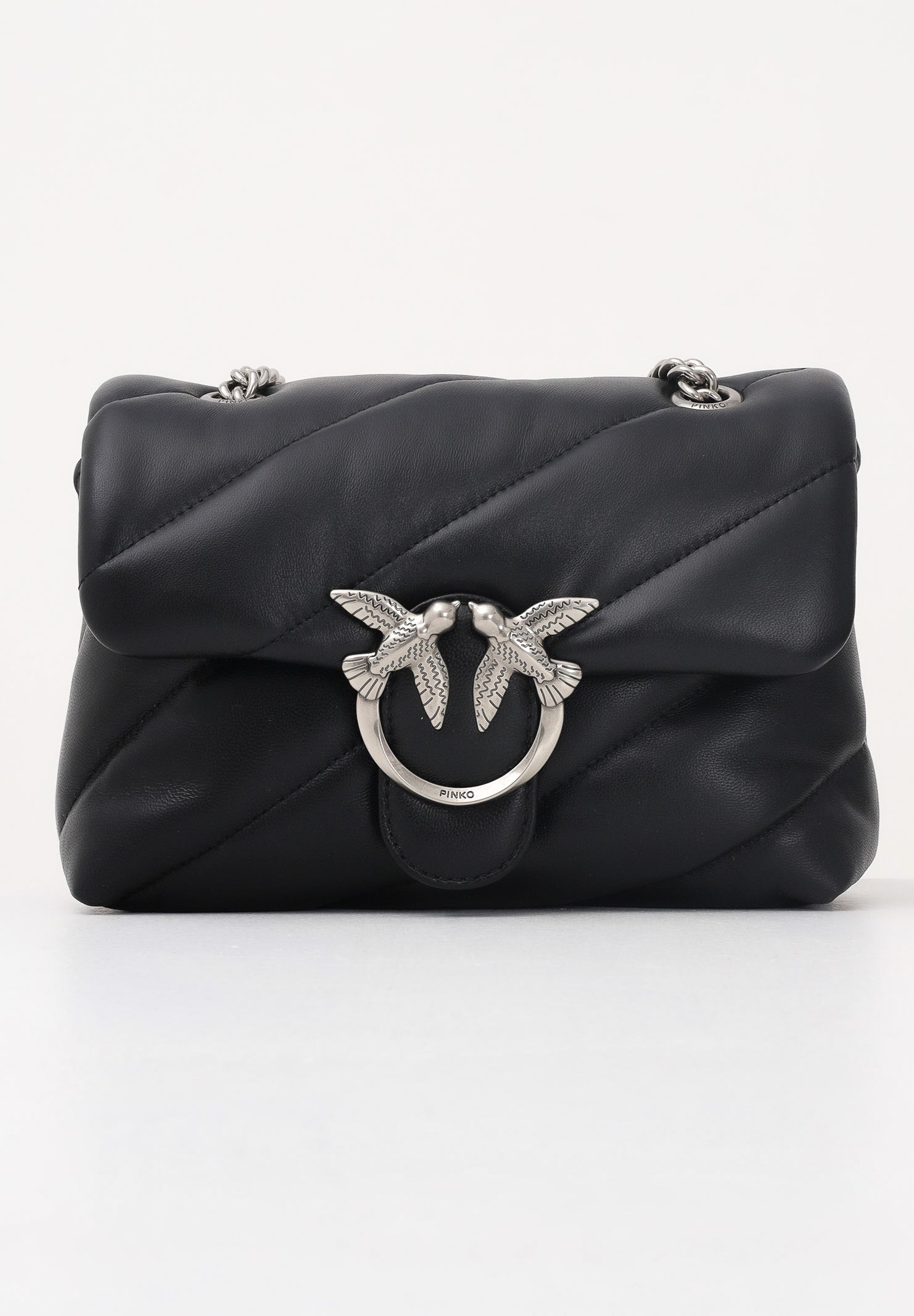 PINKO Borsa a tracolla Mini Love Bag Puff nera da donna 100039A0F2 Z99O PINKO