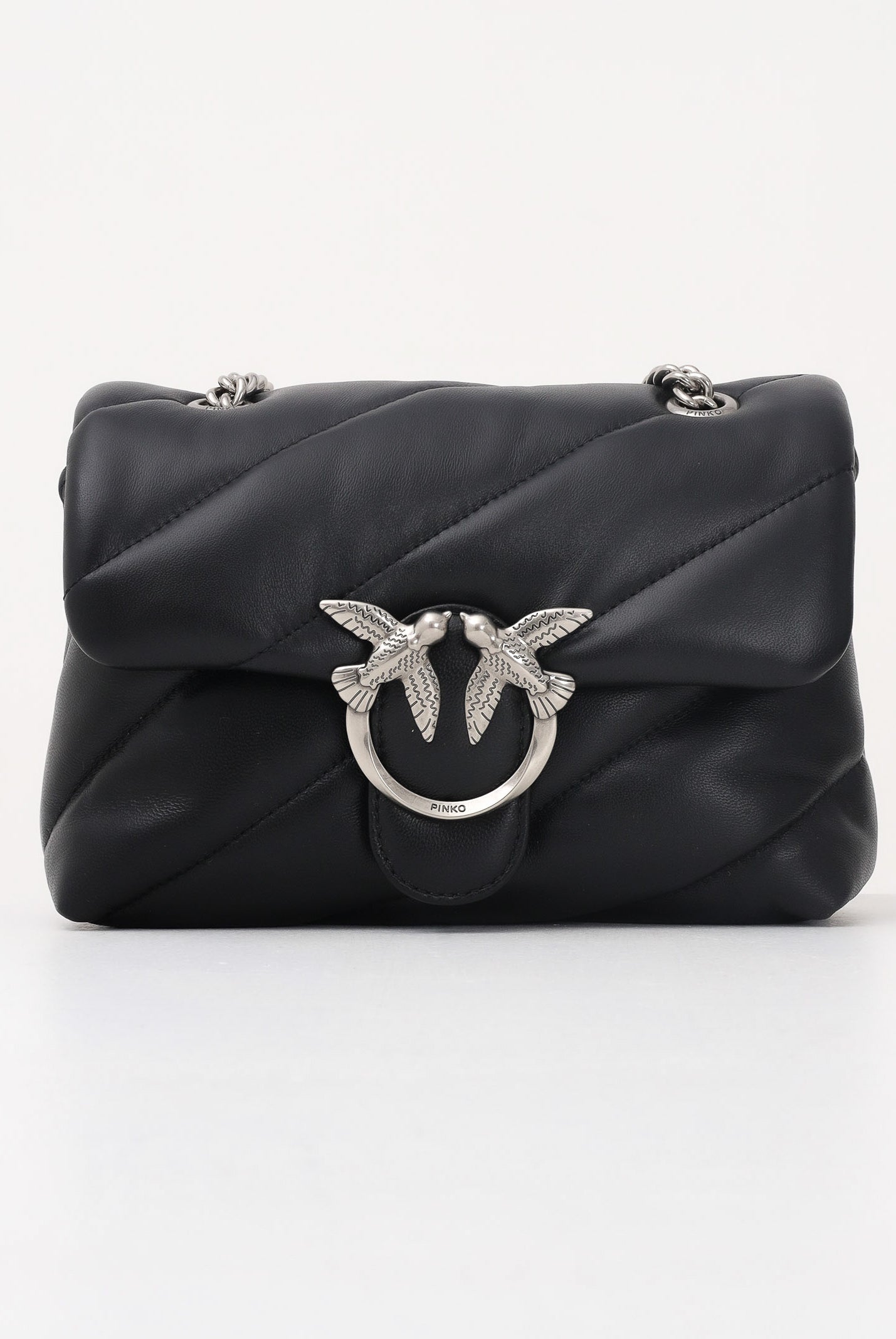 PINKO Borsa a tracolla Mini Love Bag Puff nera da donna 100039A0F2 Z99O PINKO