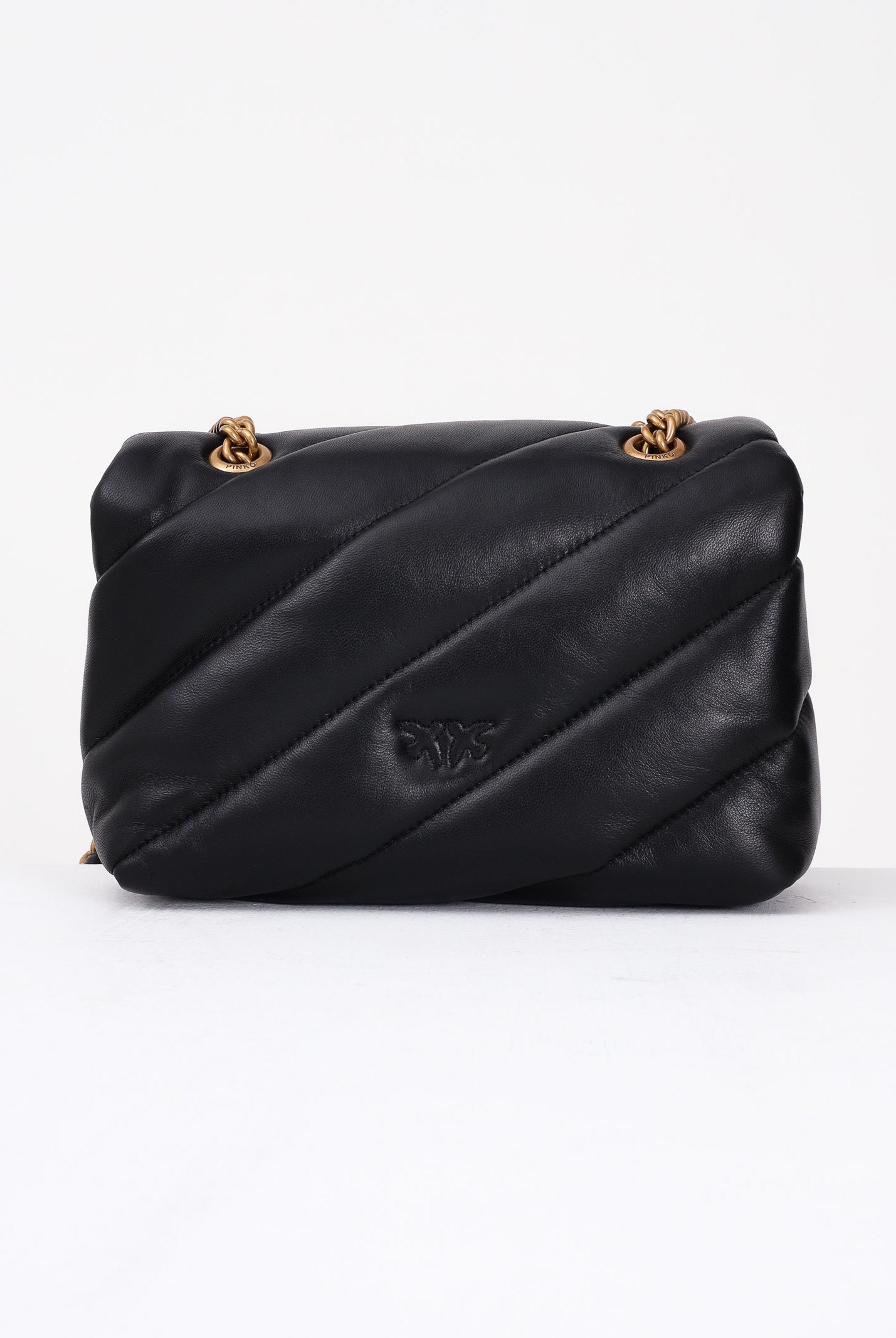 PINKO Borsa a tracolla Mini Love Bag Puff nera da donna 100039A0F2 Z99Q PINKO