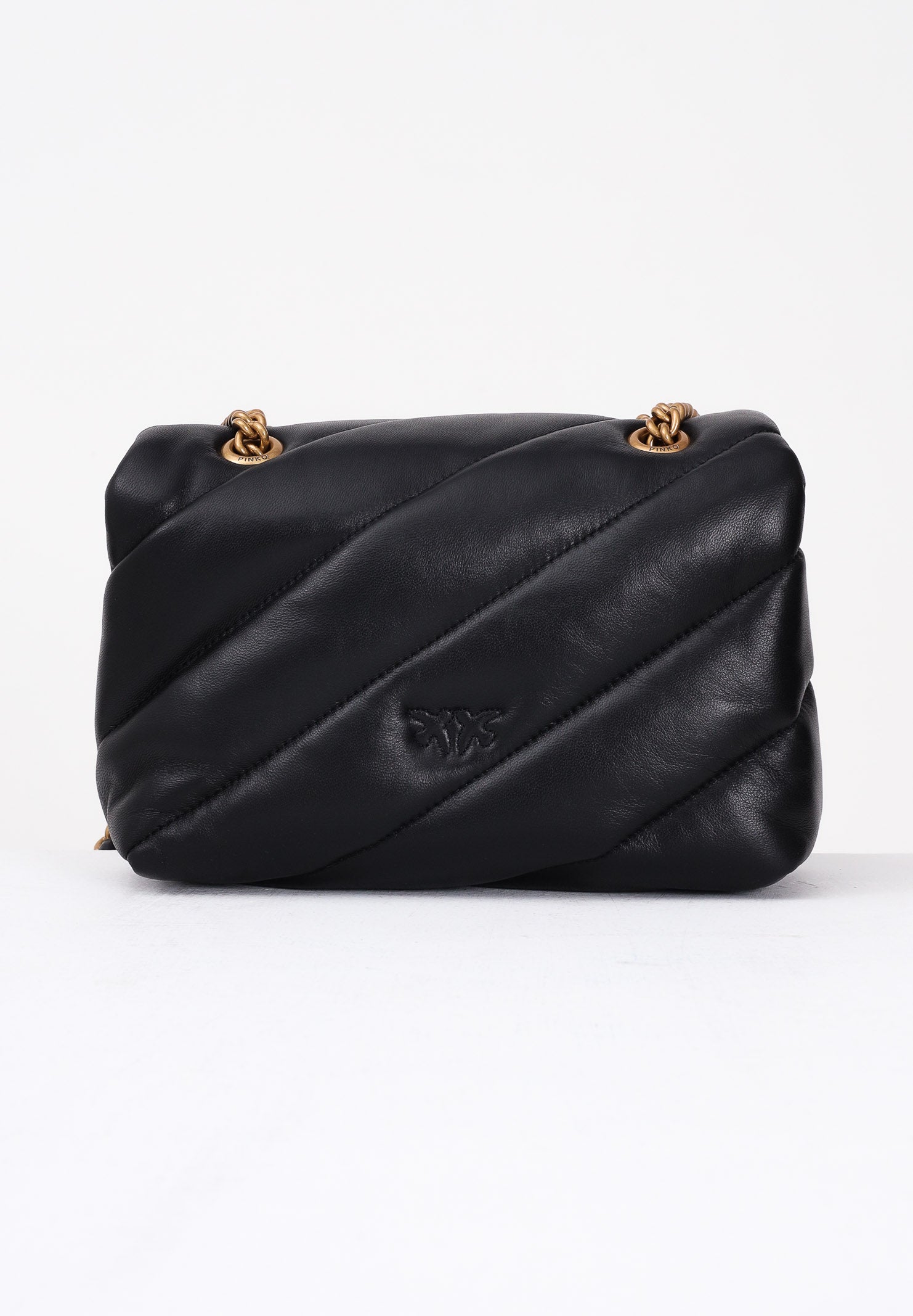 PINKO Borsa a tracolla Mini Love Bag Puff nera da donna 100039A0F2 Z99Q PINKO