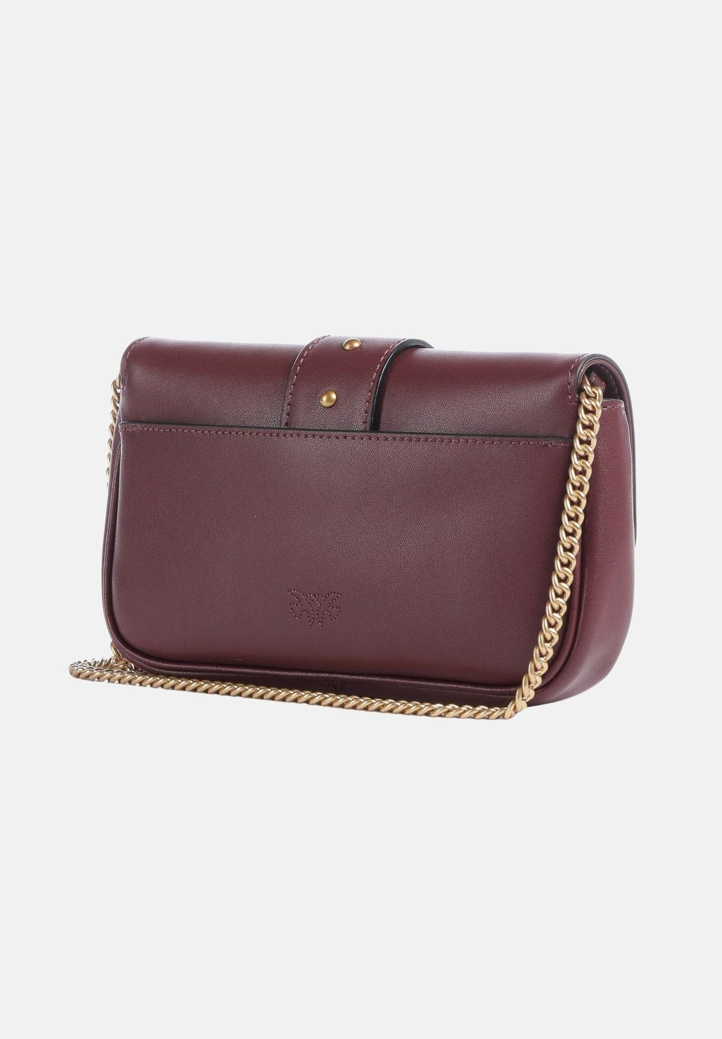 PINKO Borsa a tracolla POCKET LOVE BAG ONE SIMPLY color ribes-bordeaux da donna 100061A0F1 WW5Q PINKO
