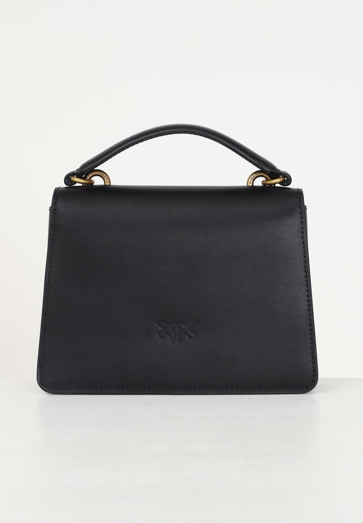 PINKO Borsa a mano Mini Love Bag One Top Handle Light nera da donna 100071A0F1 Z99Q PINKO
