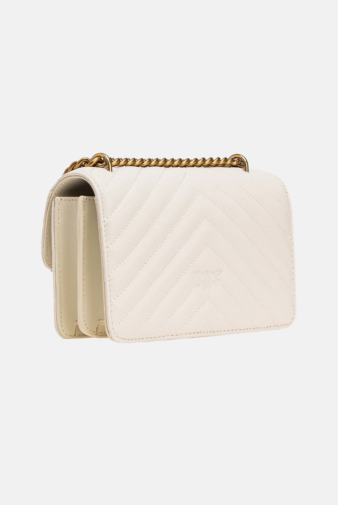 PINKO Borsa a tracolla Love Bag One Chevron panna da donna 100074A0GK Z14Q PINKO