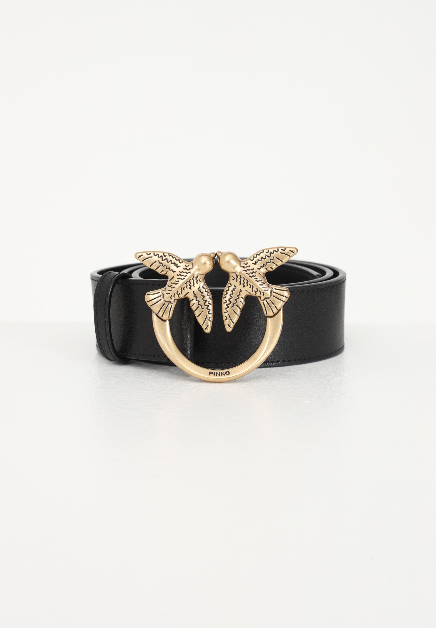 PINKO Cintura Love Birds nera da donna 100120A0F1 Z99Q PINKO