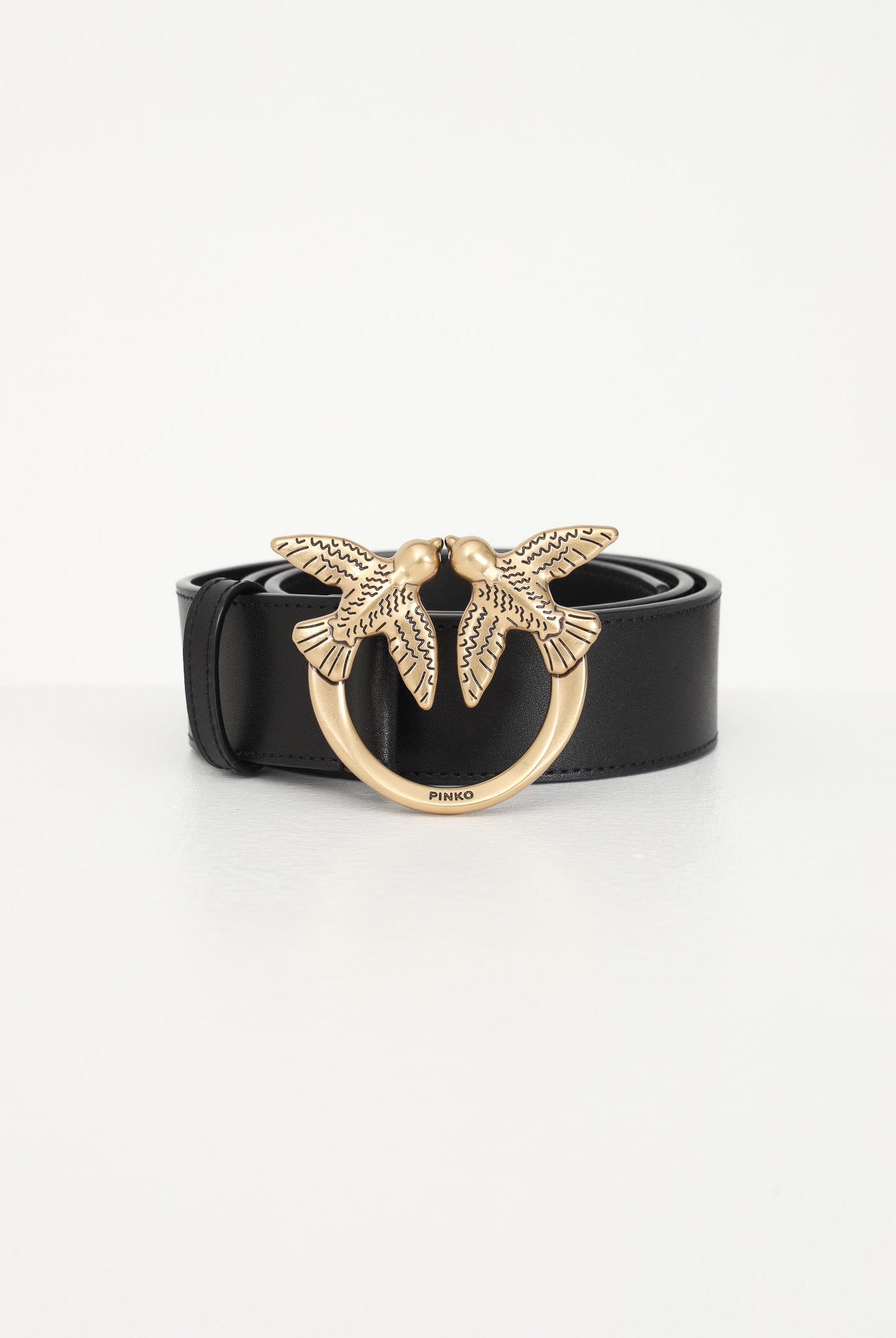 PINKO Cintura Love Birds nera da donna 100120A0F1 Z99Q PINKO