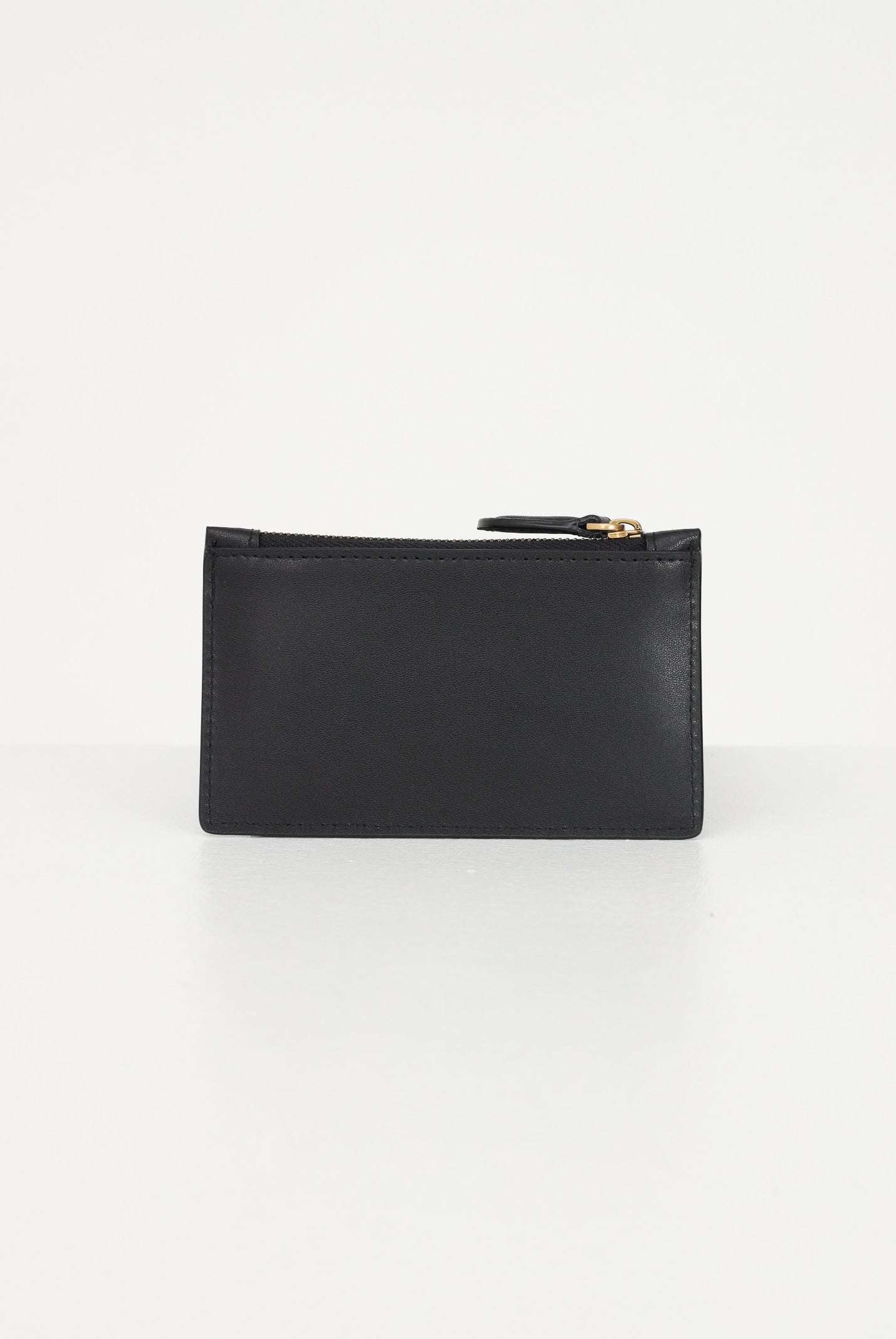 PINKO Porta carte in morbida pelle mano seta nero da donna 100251A0F1 Z99Q PINKO