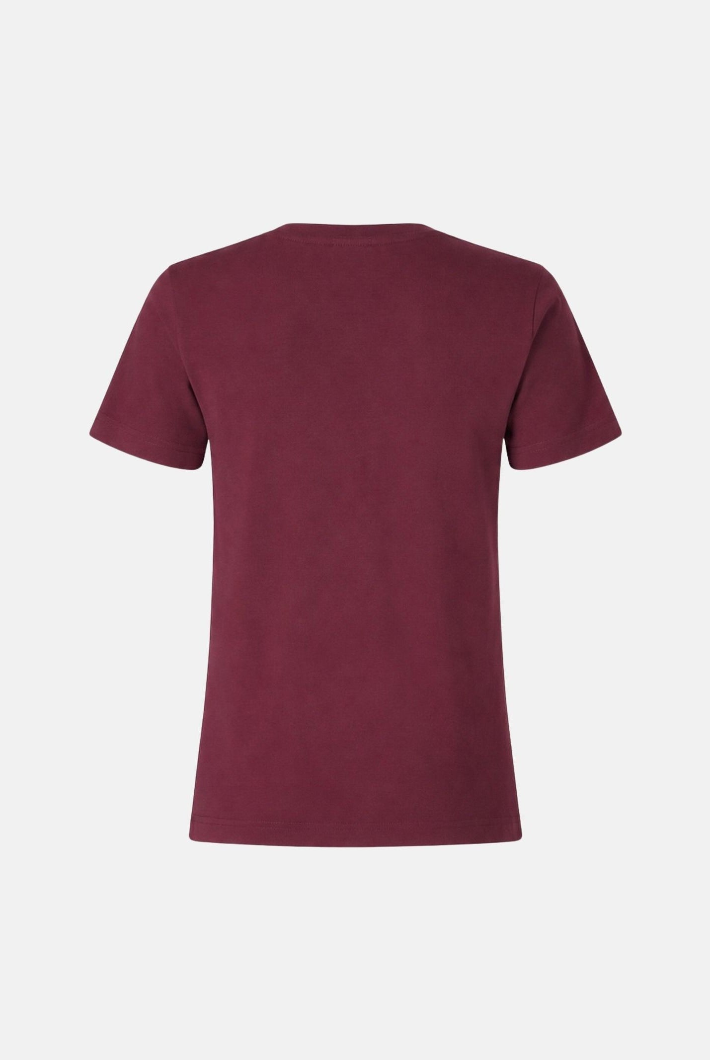 PINKO T-shirt BUSSOLOTTO Bordeaux scuro da donna con logo LOVE BIRDS 100355A3HM RR7 PINKO