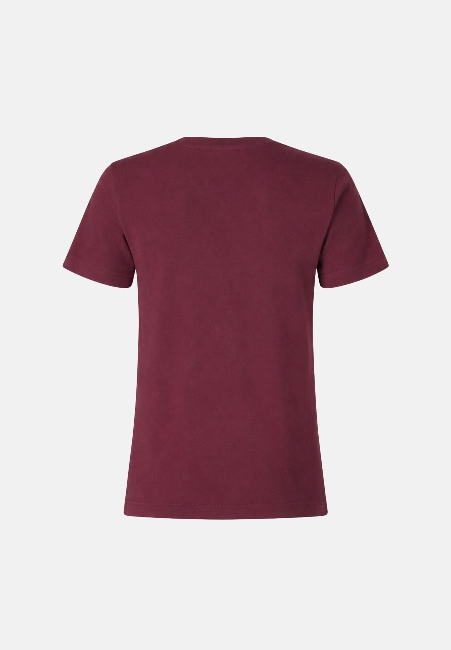 PINKO T-shirt BUSSOLOTTO Bordeaux scuro da donna con logo LOVE BIRDS 100355A3HM RR7 PINKO