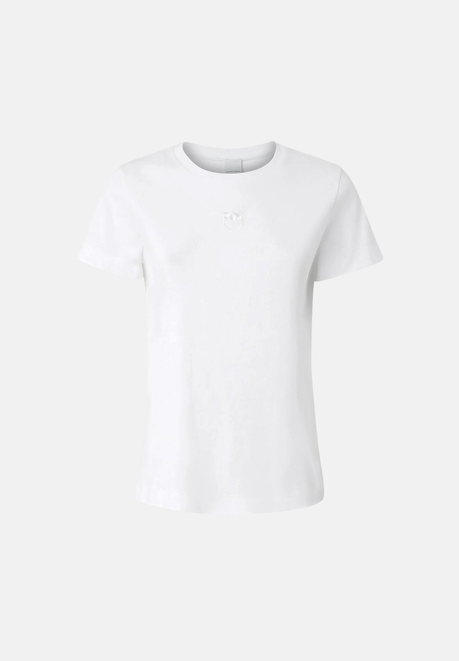 PINKO T-shiirt BUSSOLOTTO bianco-biancaneve, colore basico bianco, donna. 100355A3HM Z05 PINKO