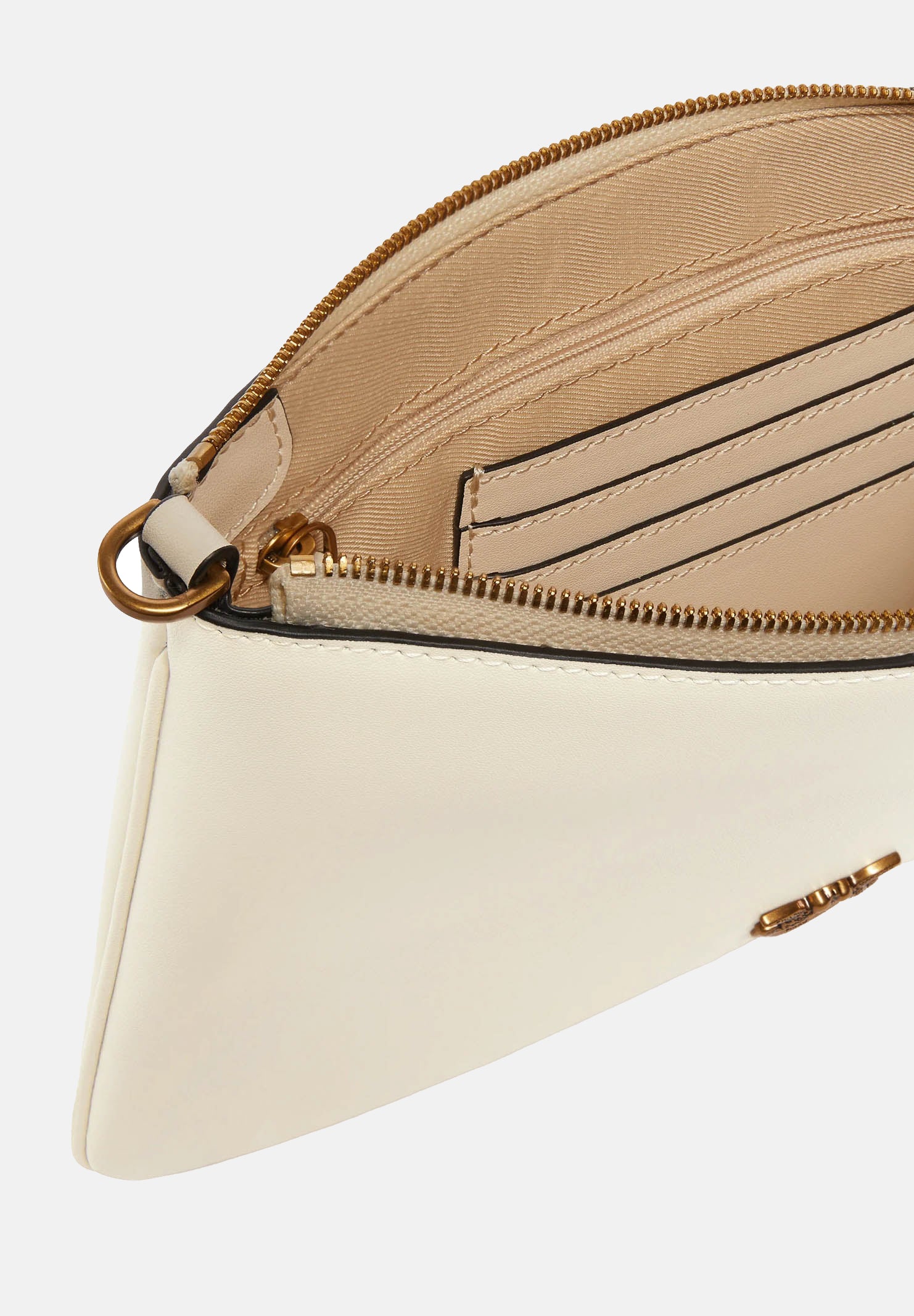 PINKO Pochette Classic Flat Love Bag Simply panna da donna 100455A0F1 Z14Q PINKO