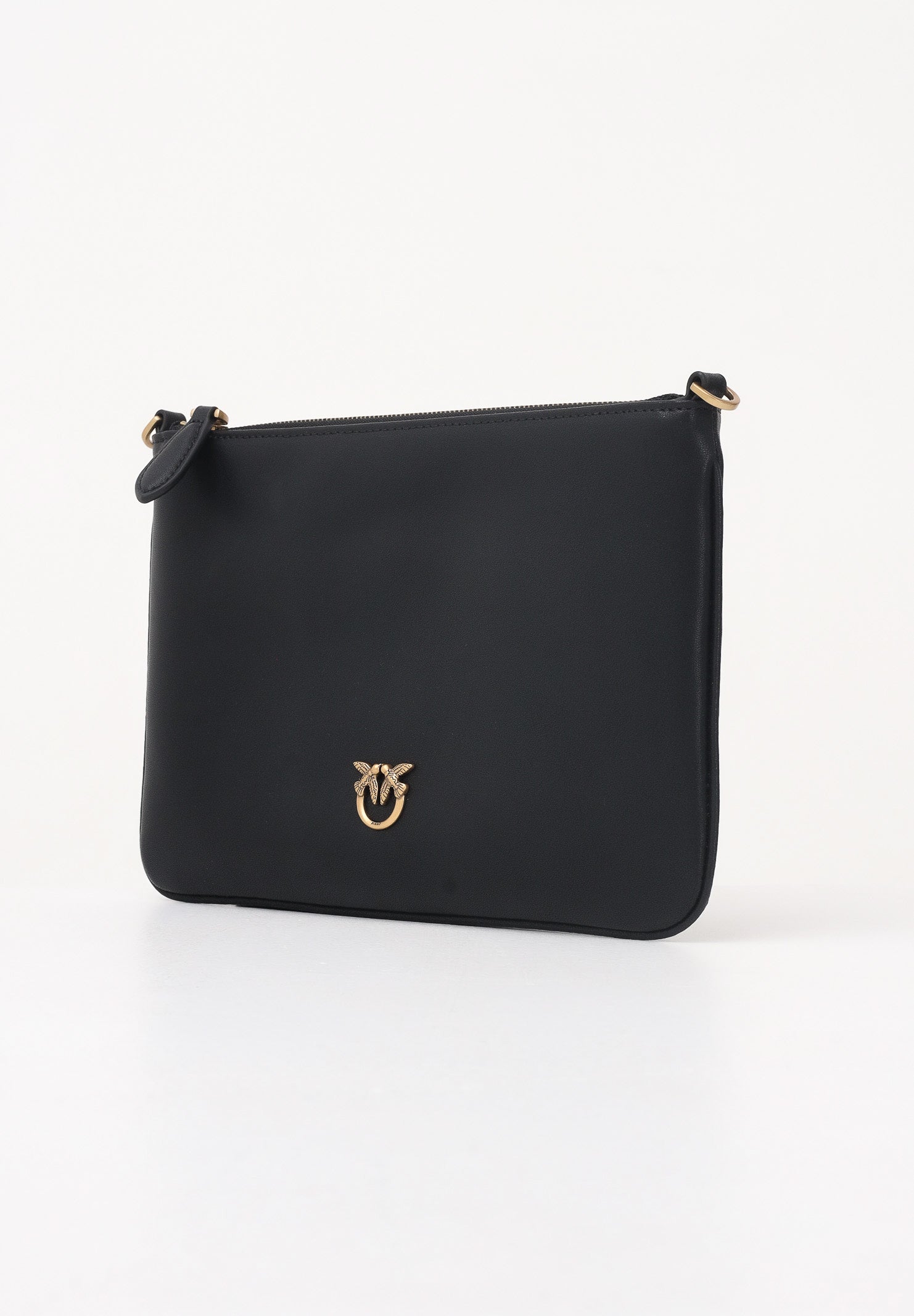PINKO Pochette Classic Flat Love Bag Simply nera da donna 100455A0F1 Z99Q PINKO