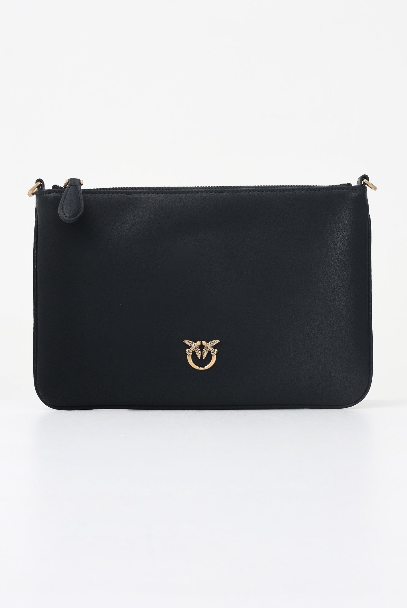 PINKO Pochette Classic Flat Love Bag Simply nera da donna 100455A0F1 Z99Q PINKO