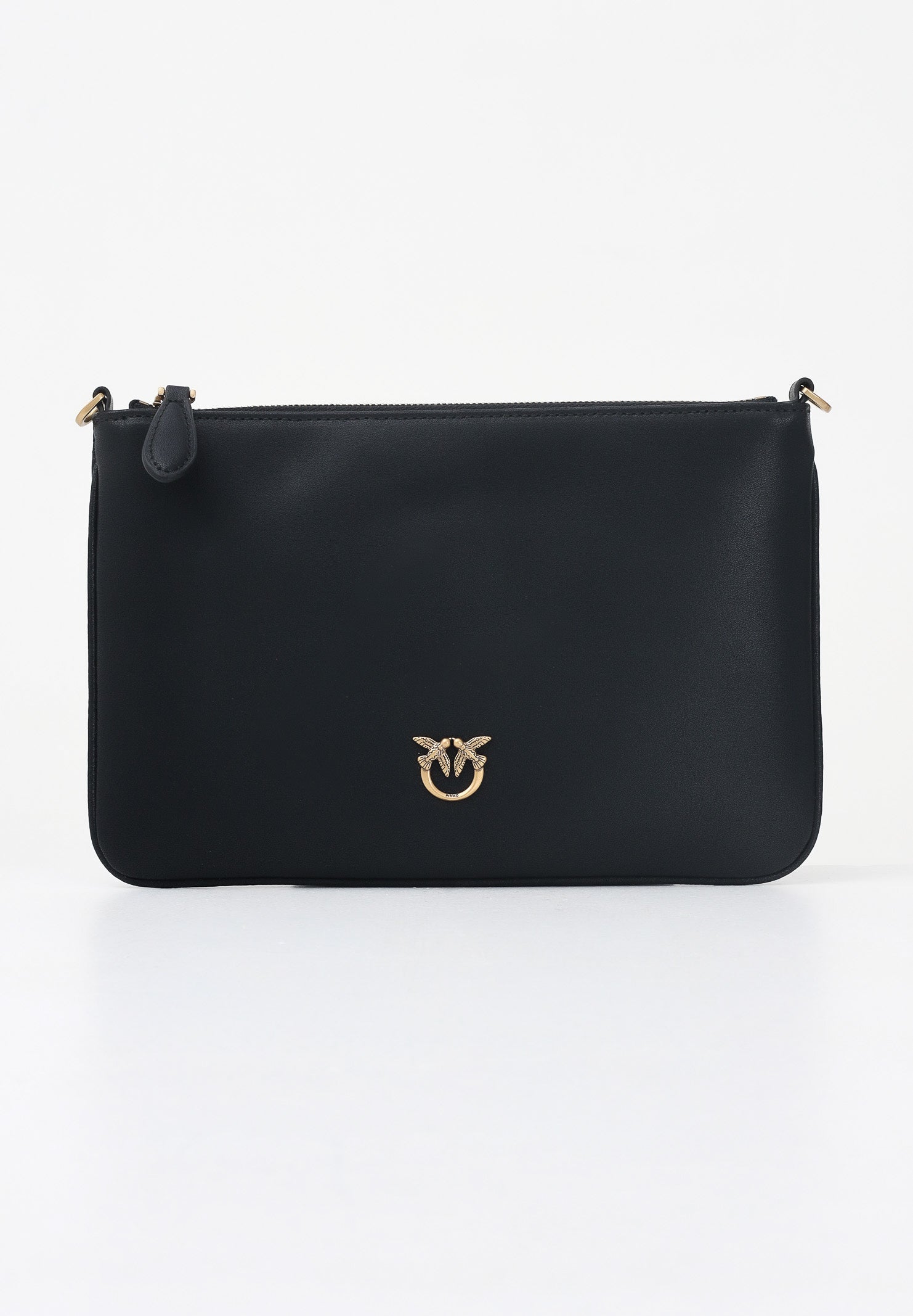 PINKO Pochette Classic Flat Love Bag Simply nera da donna 100455A0F1 Z99Q PINKO