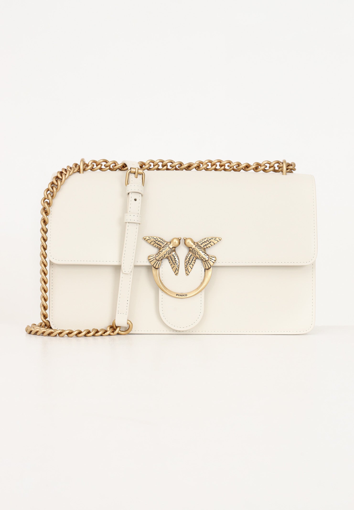 PINKO Borsa a tracolla Classic Love Bag One panna da donna 100941A0F1 Z14Q PINKO