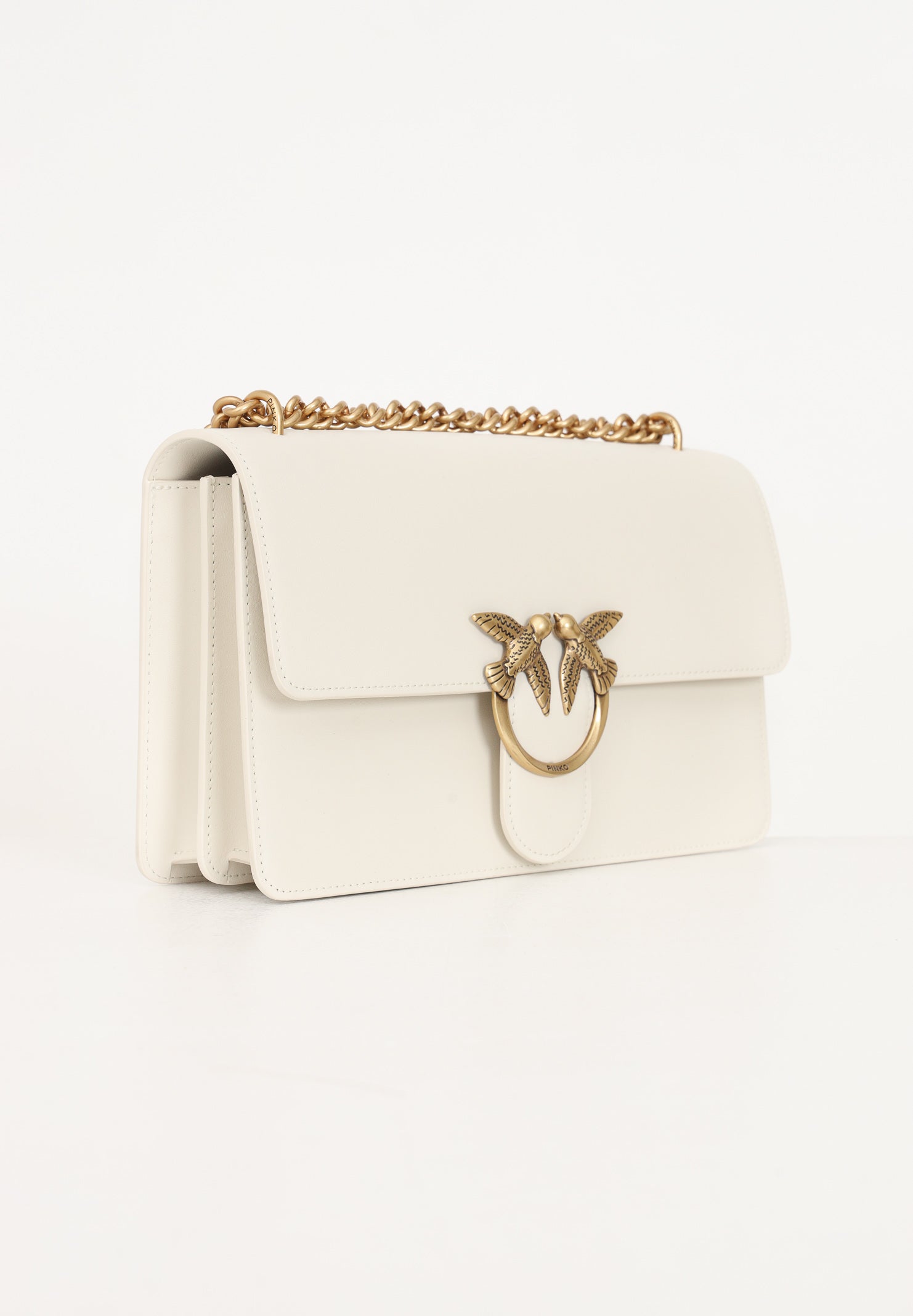PINKO Borsa a tracolla Classic Love Bag One panna da donna 100941A0F1 Z14Q PINKO