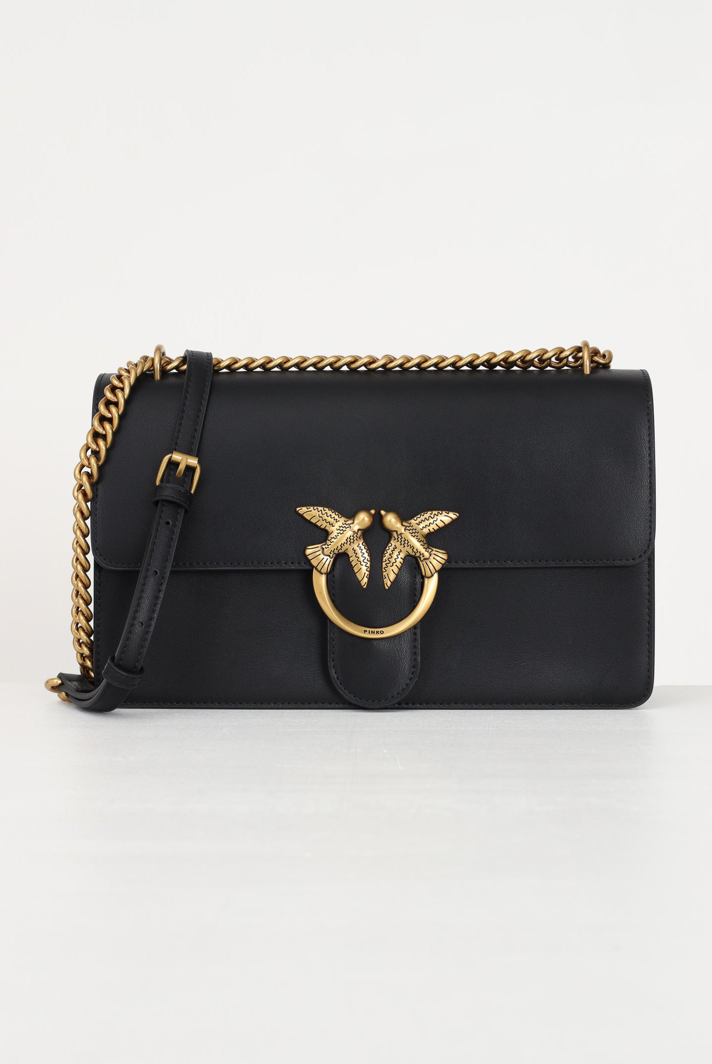 PINKO Borsa a tracolla Classic Love Bag One nera da donna 100941A0F1 Z99Q PINKO