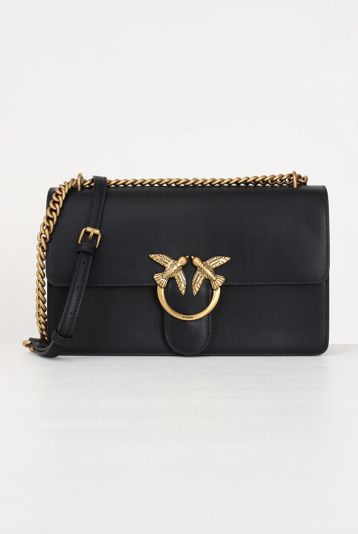 PINKO Borsa a tracolla Classic Love Bag One nera da donna 100941A0F1 Z99Q PINKO