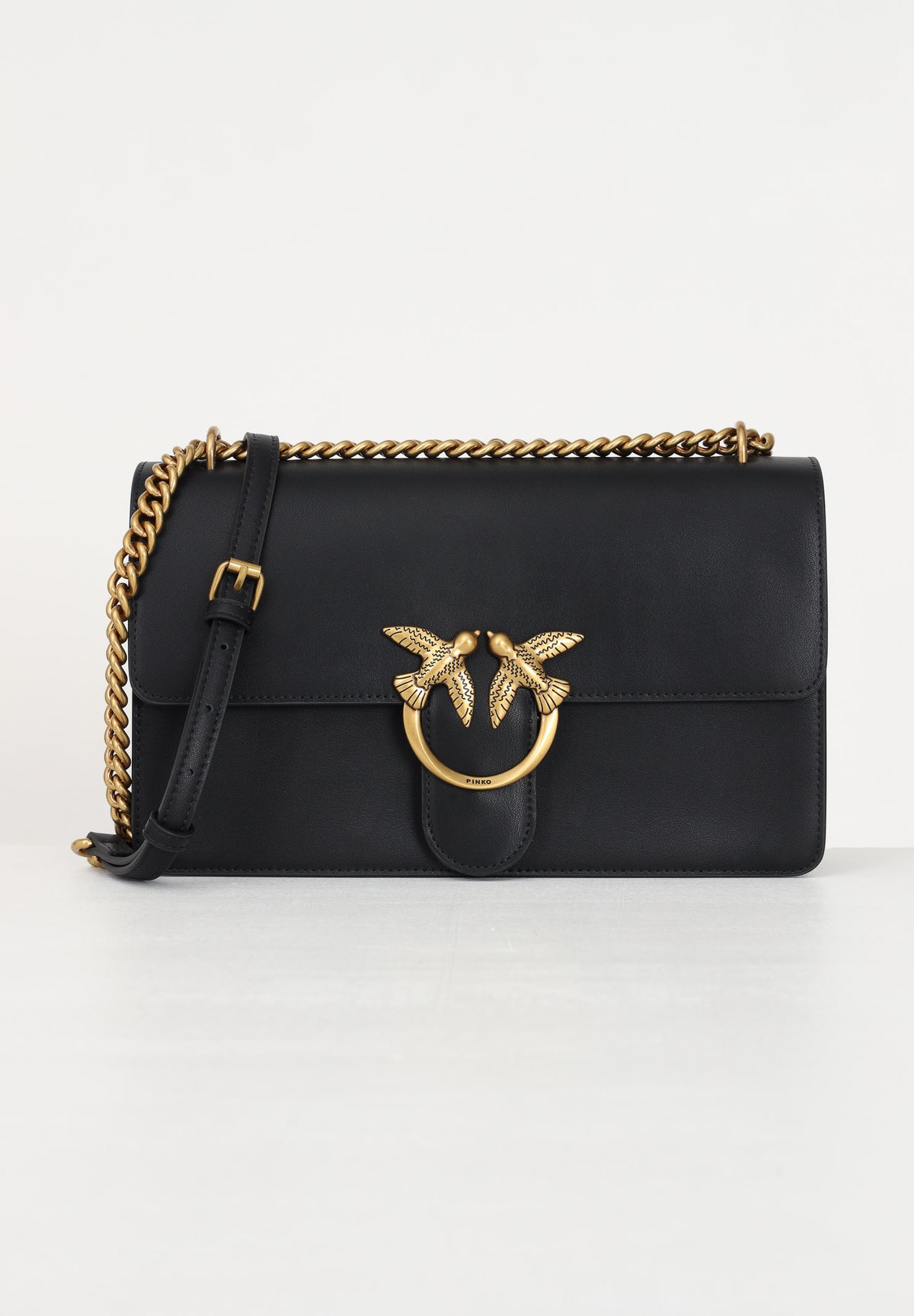 PINKO Borsa a tracolla Classic Love Bag One nera da donna 100941A0F1 Z99Q PINKO