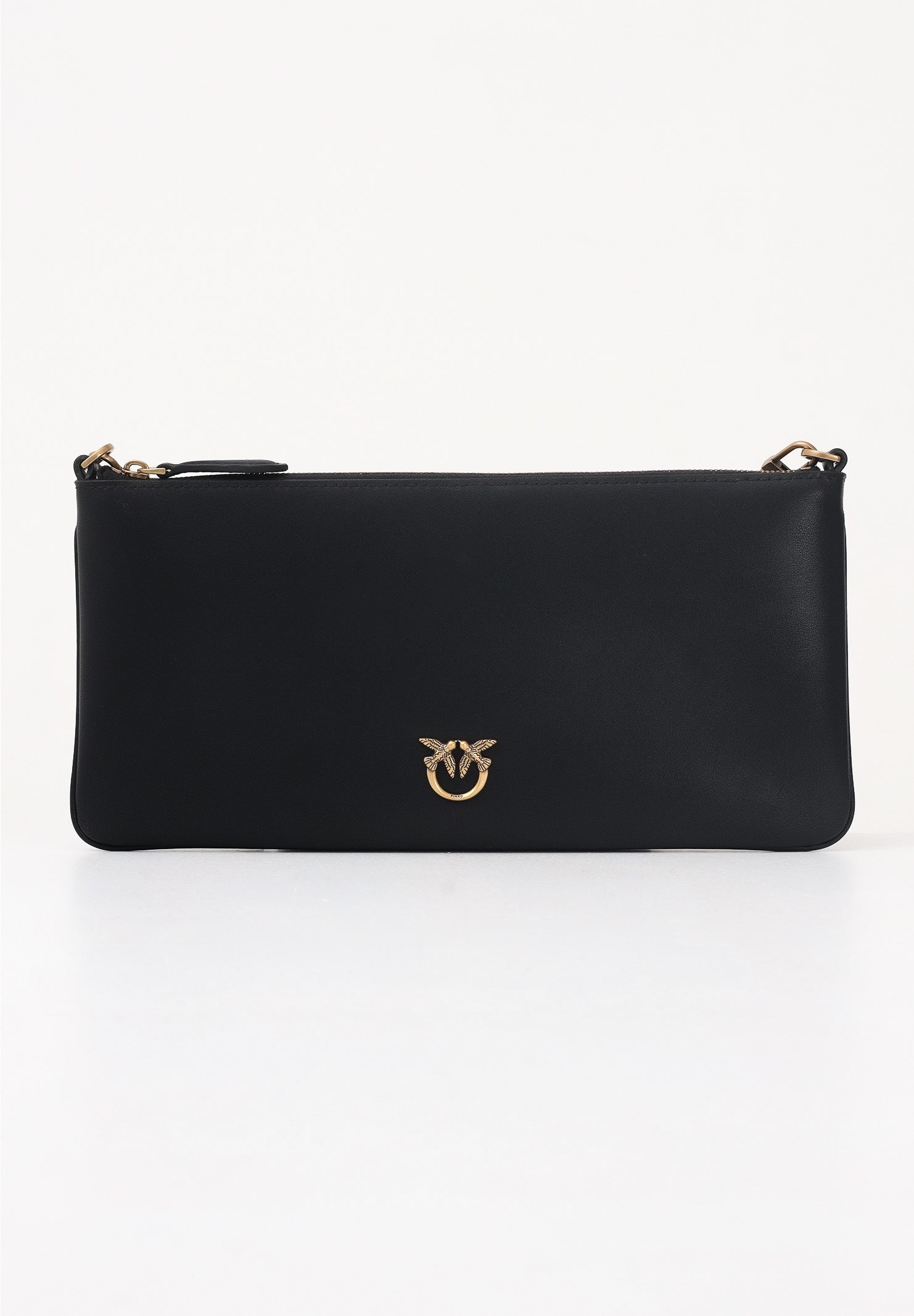 PINKO Pochette Horizontal Flat Bag nera da donna 102747A0F1 Z99Q PINKO