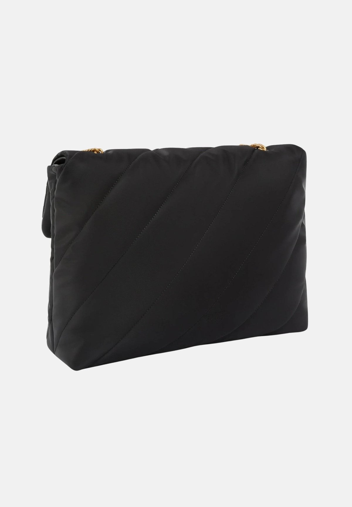 PINKO Shopper Extra Love Bag Puff nera da donna 103347A358 Z99Q PINKO