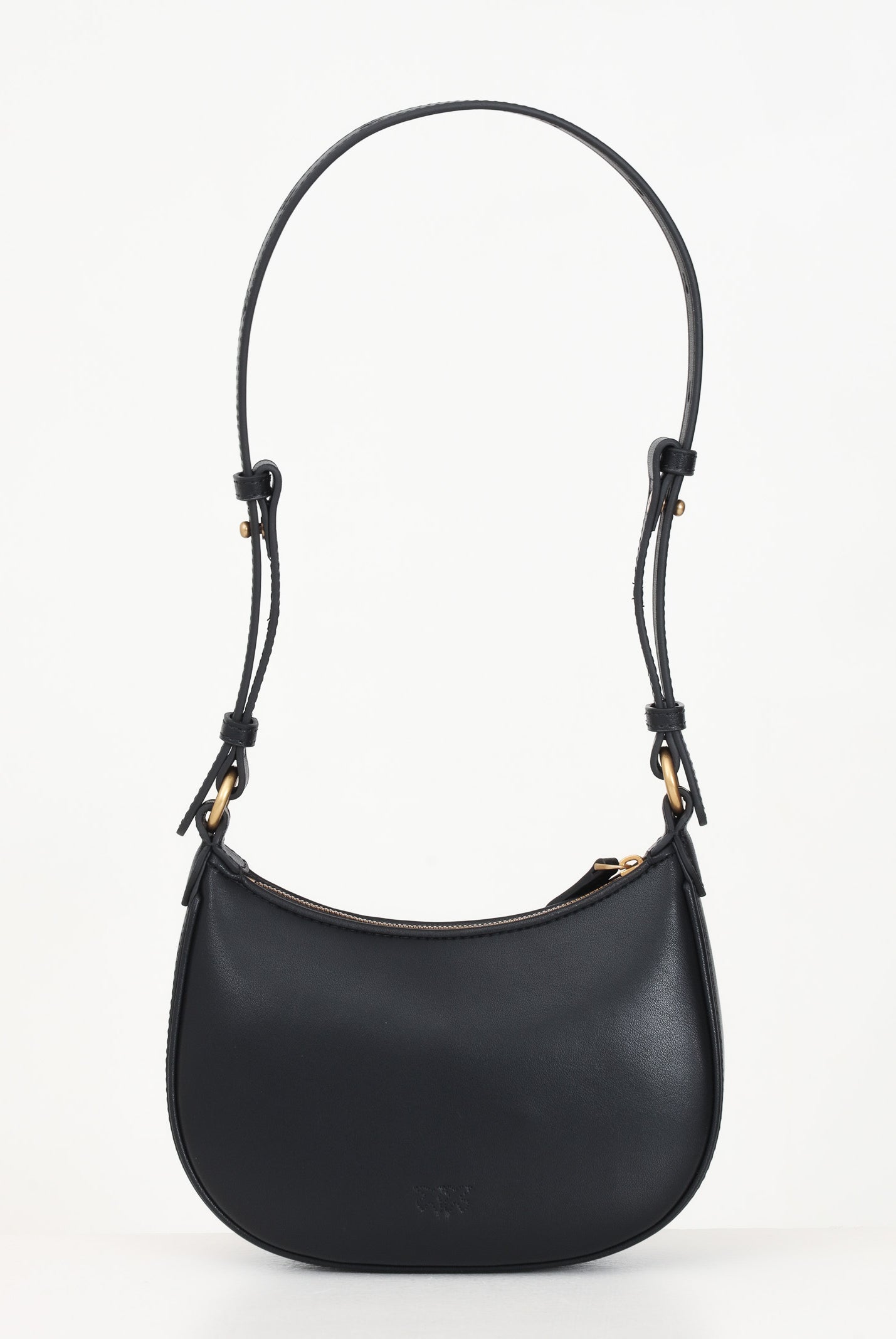 PINKO Borsa a spalla Half Moon nera da donna 103538A0F1 Z99Q PINKO