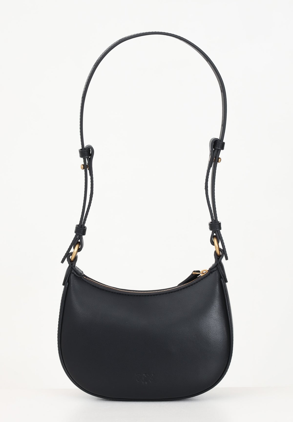 PINKO Borsa a spalla Half Moon nera da donna 103538A0F1 Z99Q PINKO