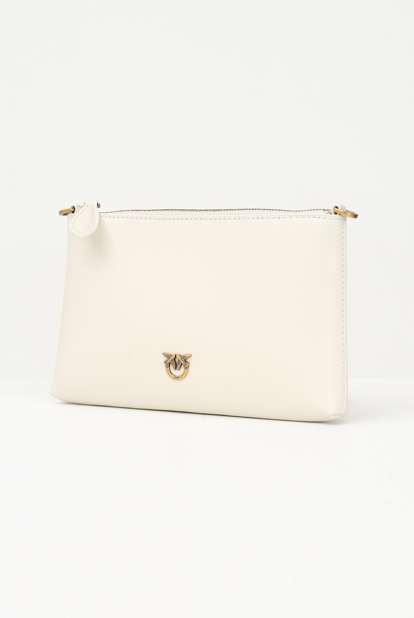PINKO Pochette Flat Horizontal Mini panna da donna 104277A0F1 Z14Q PINKO