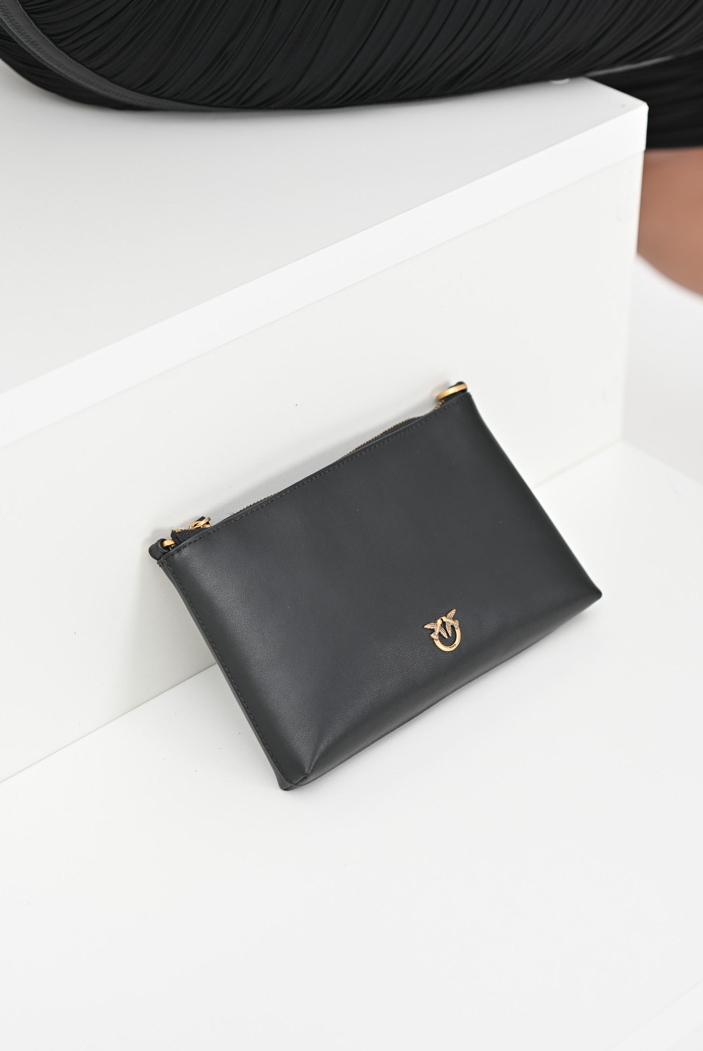 PINKO Pochette Flat Horizontal Mini nera da donna 104277A0F1 Z99Q PINKO
