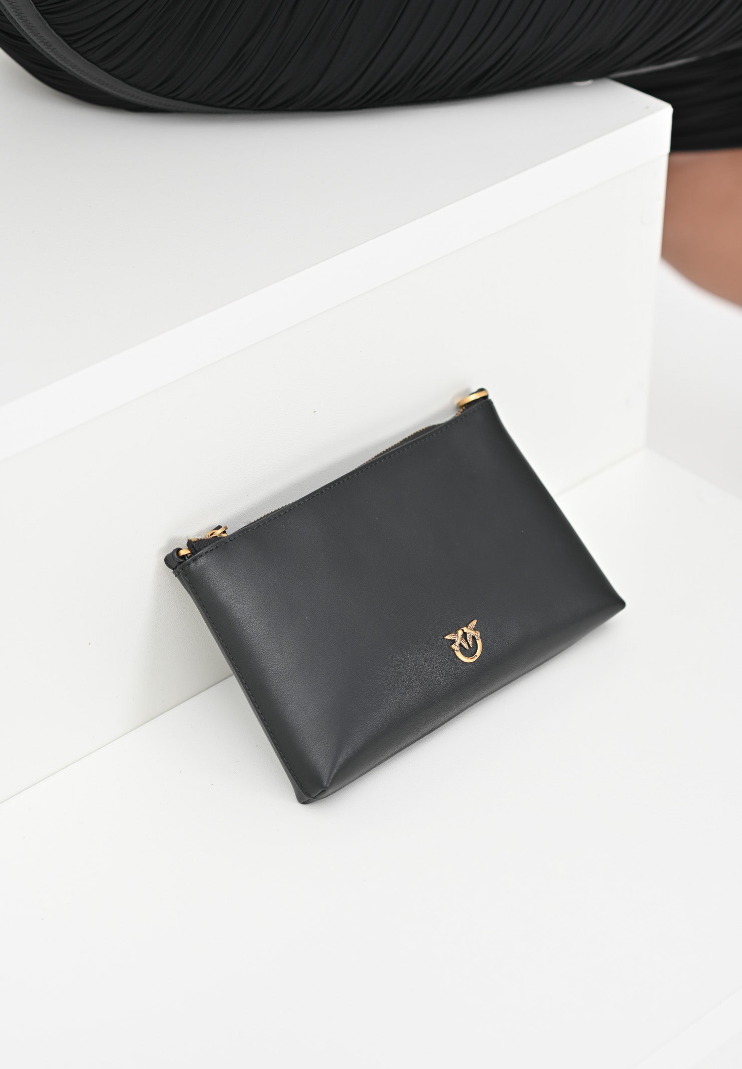 PINKO Pochette Flat Horizontal Mini nera da donna 104277A0F1 Z99Q PINKO