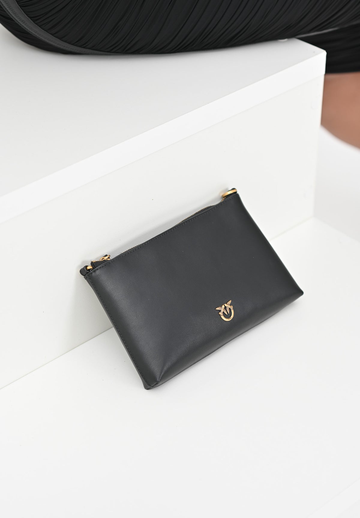 PINKO Pochette Flat Horizontal Mini nera da donna 104277A0F1 Z99Q PINKO