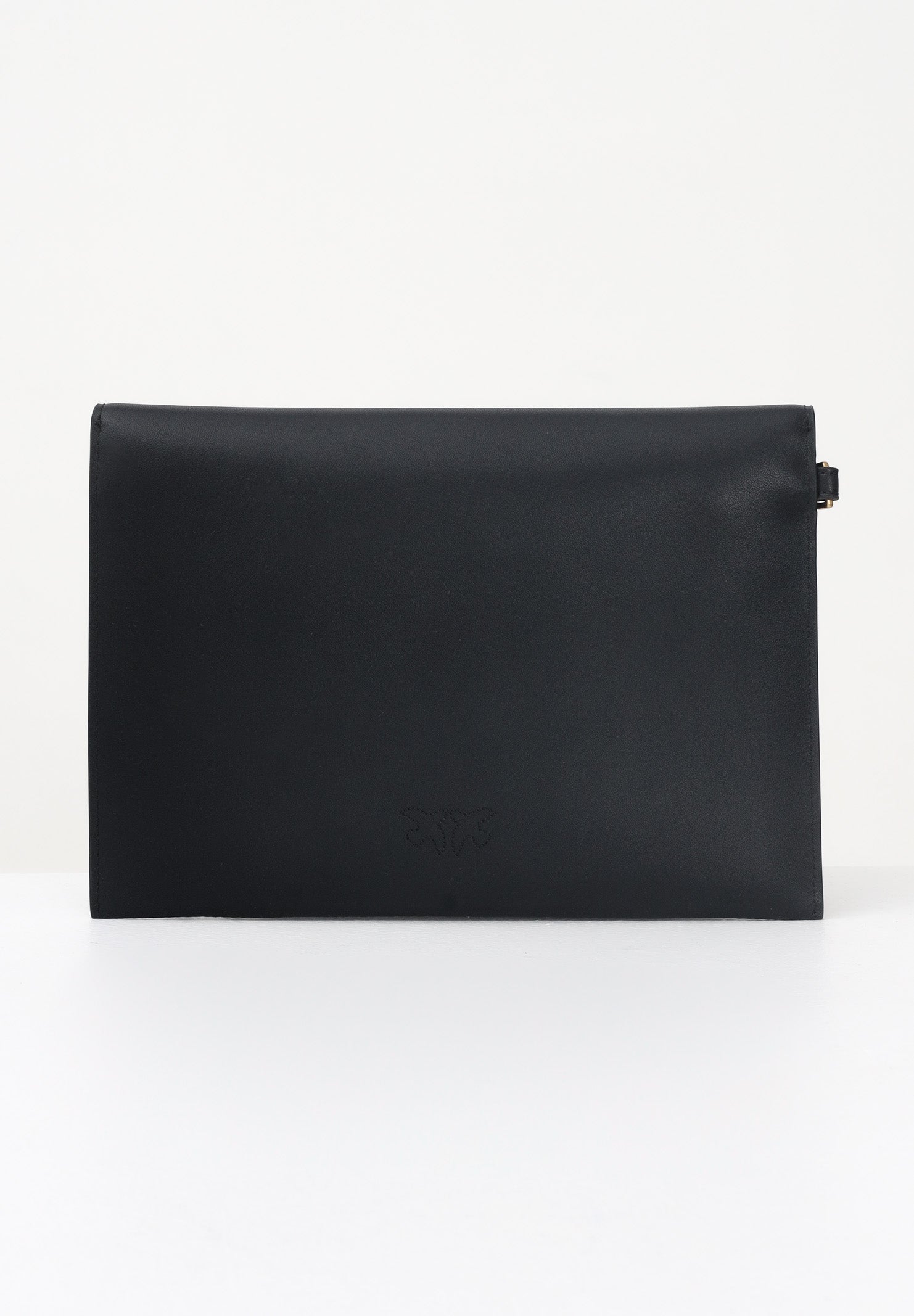 PINKO Pochette Flat Purse Handle nera da donna 104820A0F1 Z99Q PINKO