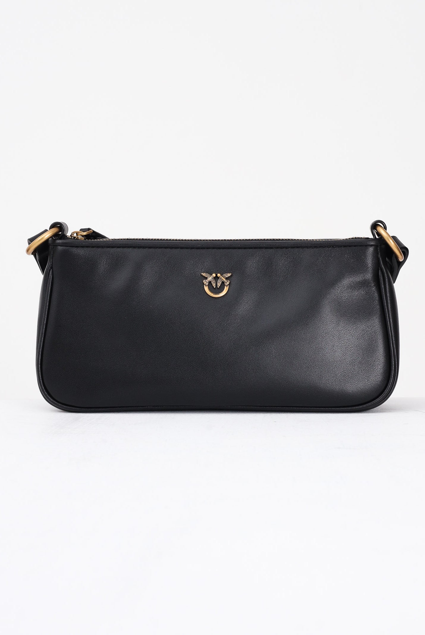 PINKO Borsa a spalla MINI HALF MOON BAGUETTE nera da donna 105069A0QO Z99Q PINKO