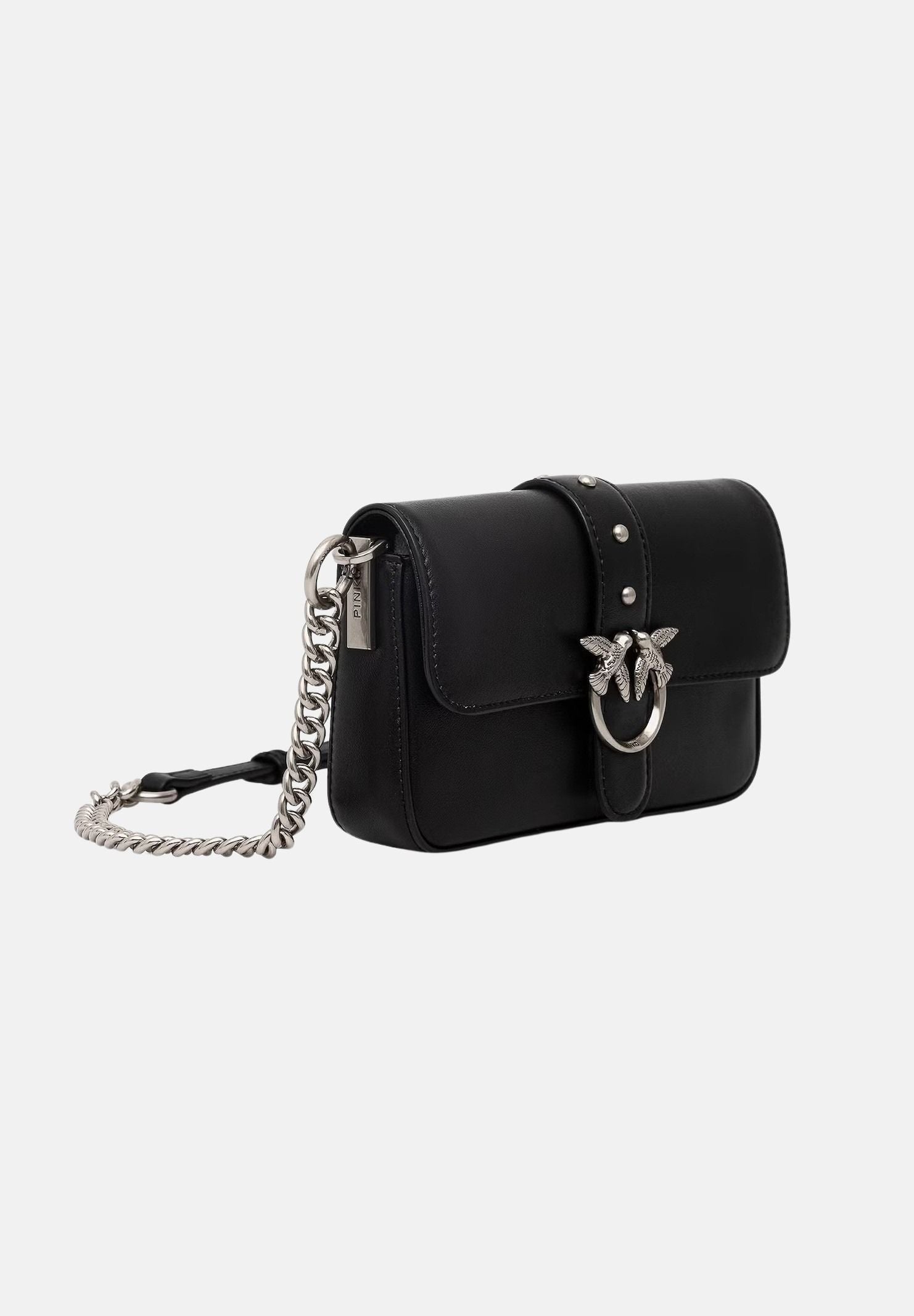 PINKO Borsa a tracolla Baby Love Bag One Slouchy nera da donna 105353A0QO Z99O PINKO