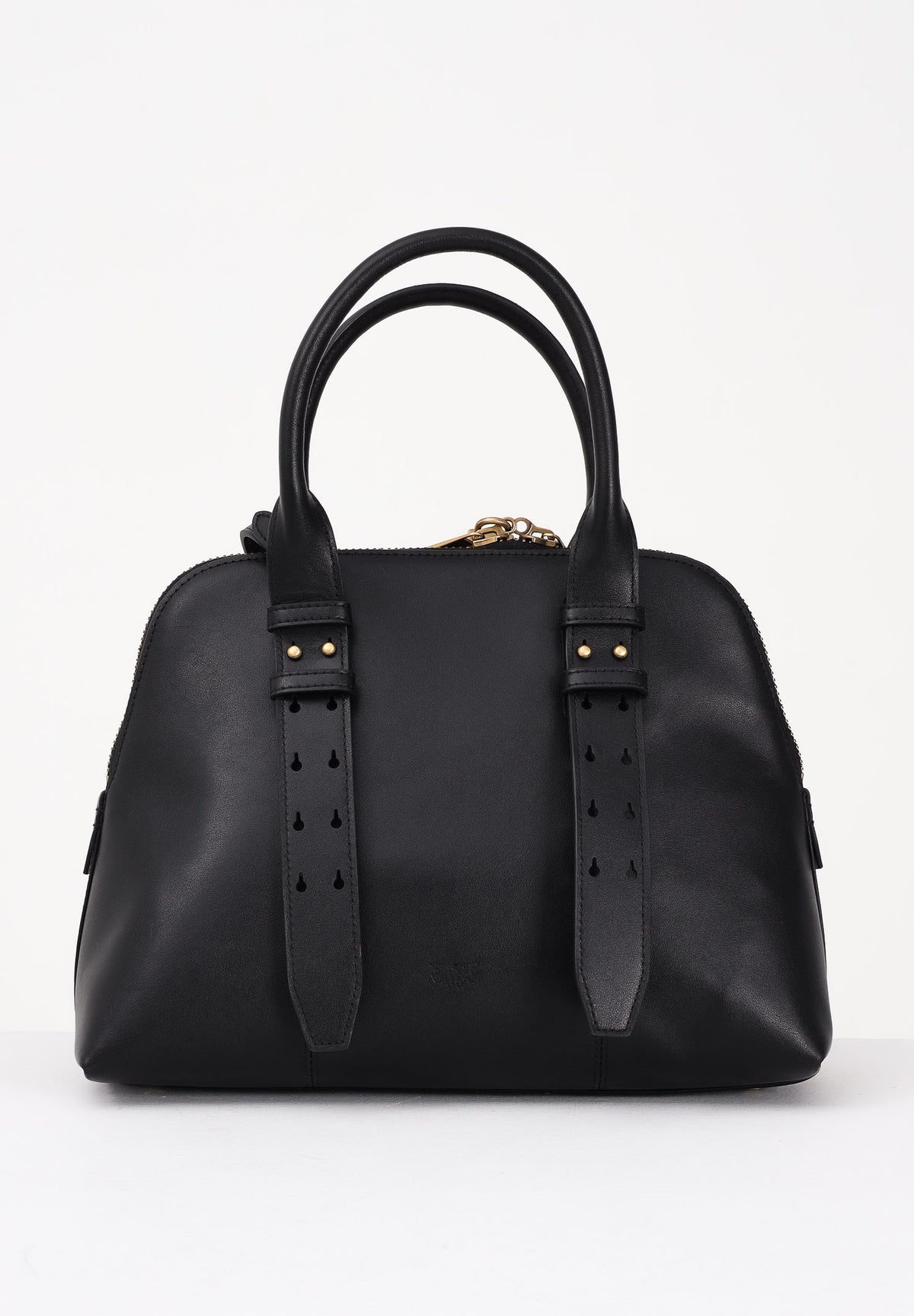 PINKO Borsa a mano Escape nera da donna dalla texture liscia 105906A0QO Z99Q PINKO
