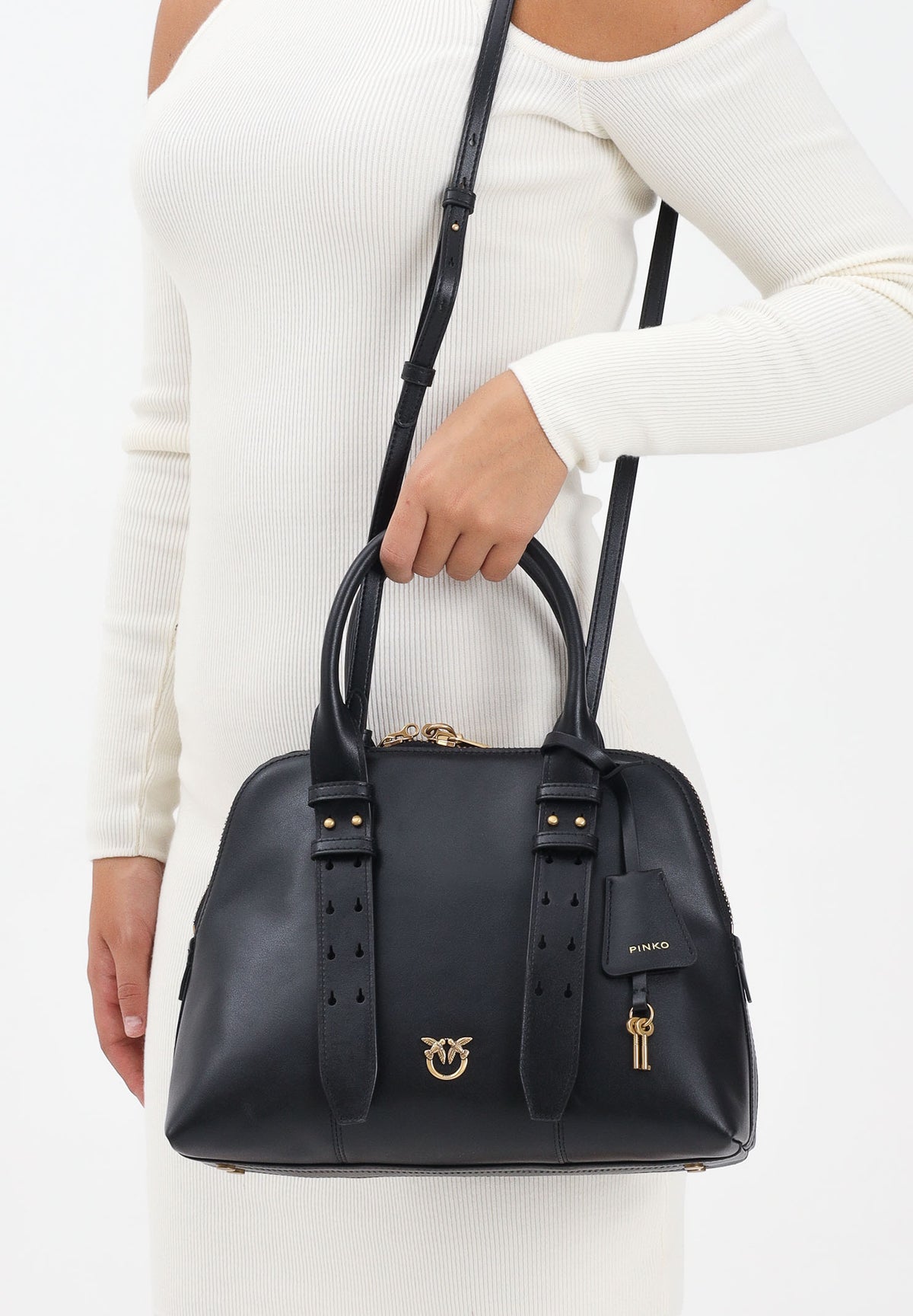 PINKO Borsa a mano Escape nera da donna 105906A0QO Z99Q PINKO