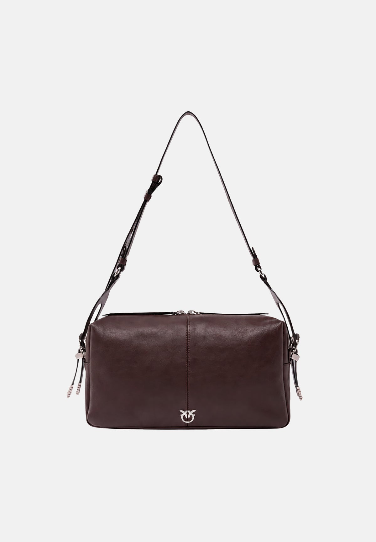 PINKO Borsa media a spalla KEEPER BAG Marasca -marrone da donna. 106676A2JG M12A PINKO
