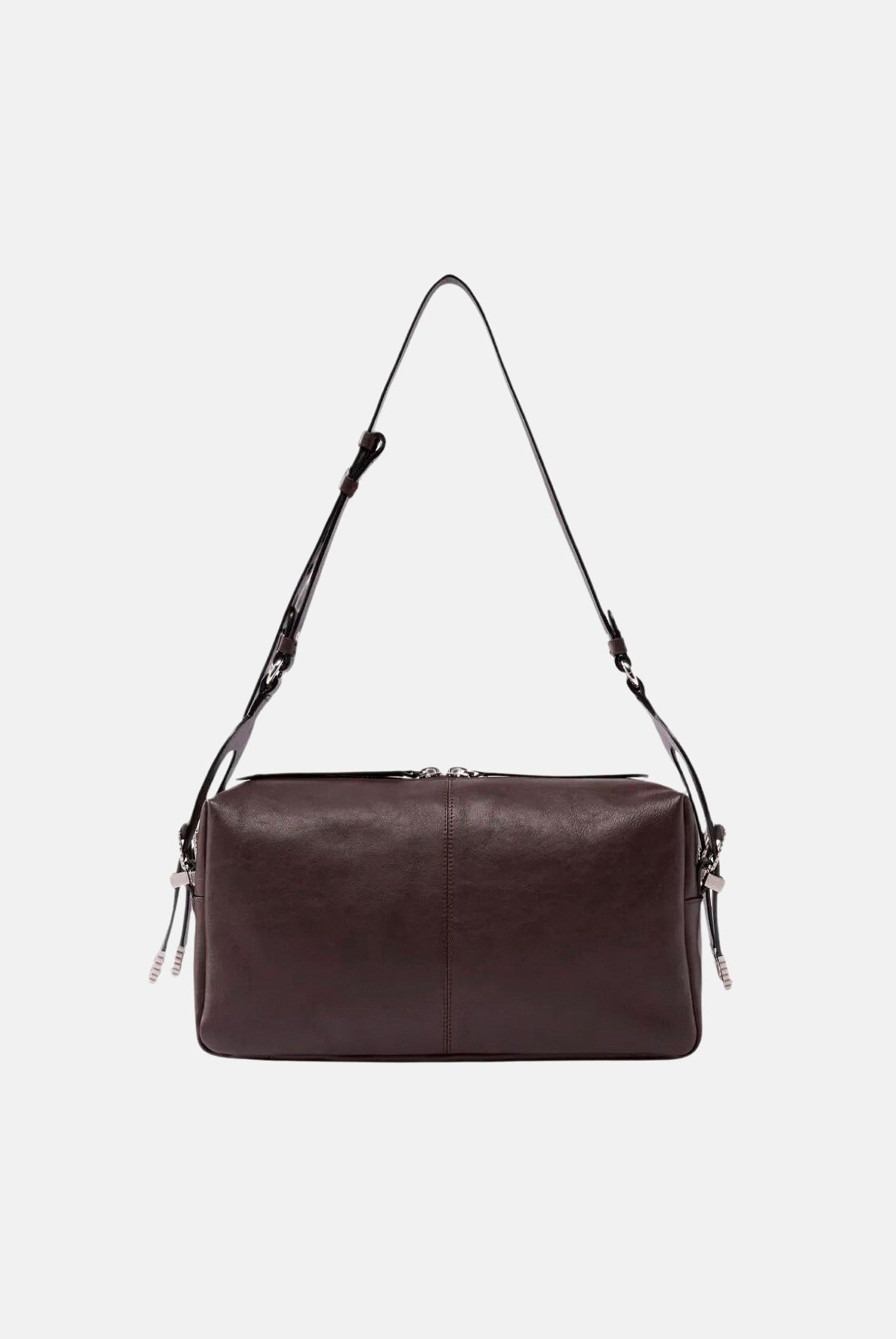 PINKO Borsa media a spalla KEEPER BAG Marasca -marrone da donna. 106676A2JG M12A PINKO