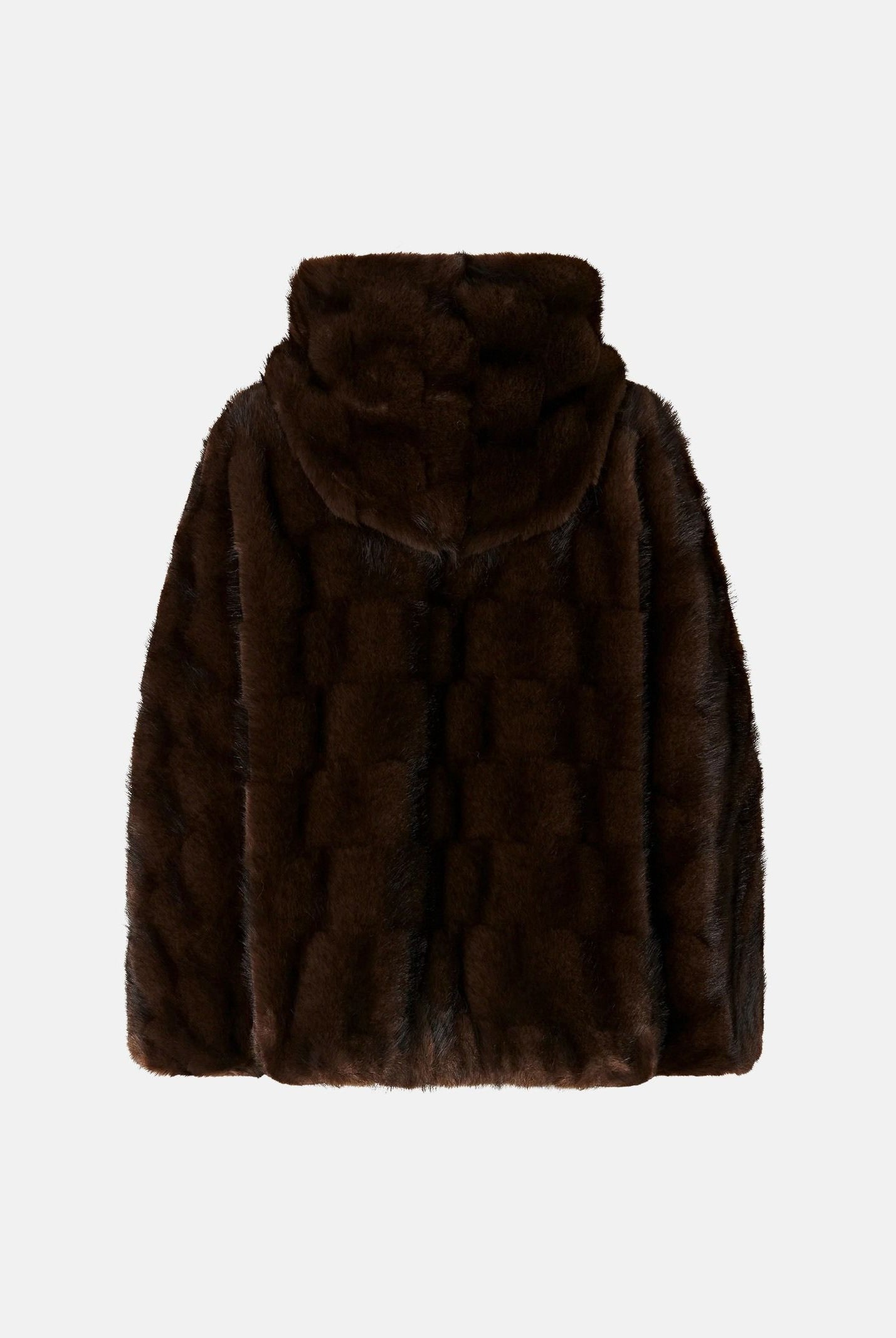 PINKO Giacca BLOUSON chicco di caffè-marrone da donna effetto pelliccia<BR/> 107054A3C5 M11 PINKO