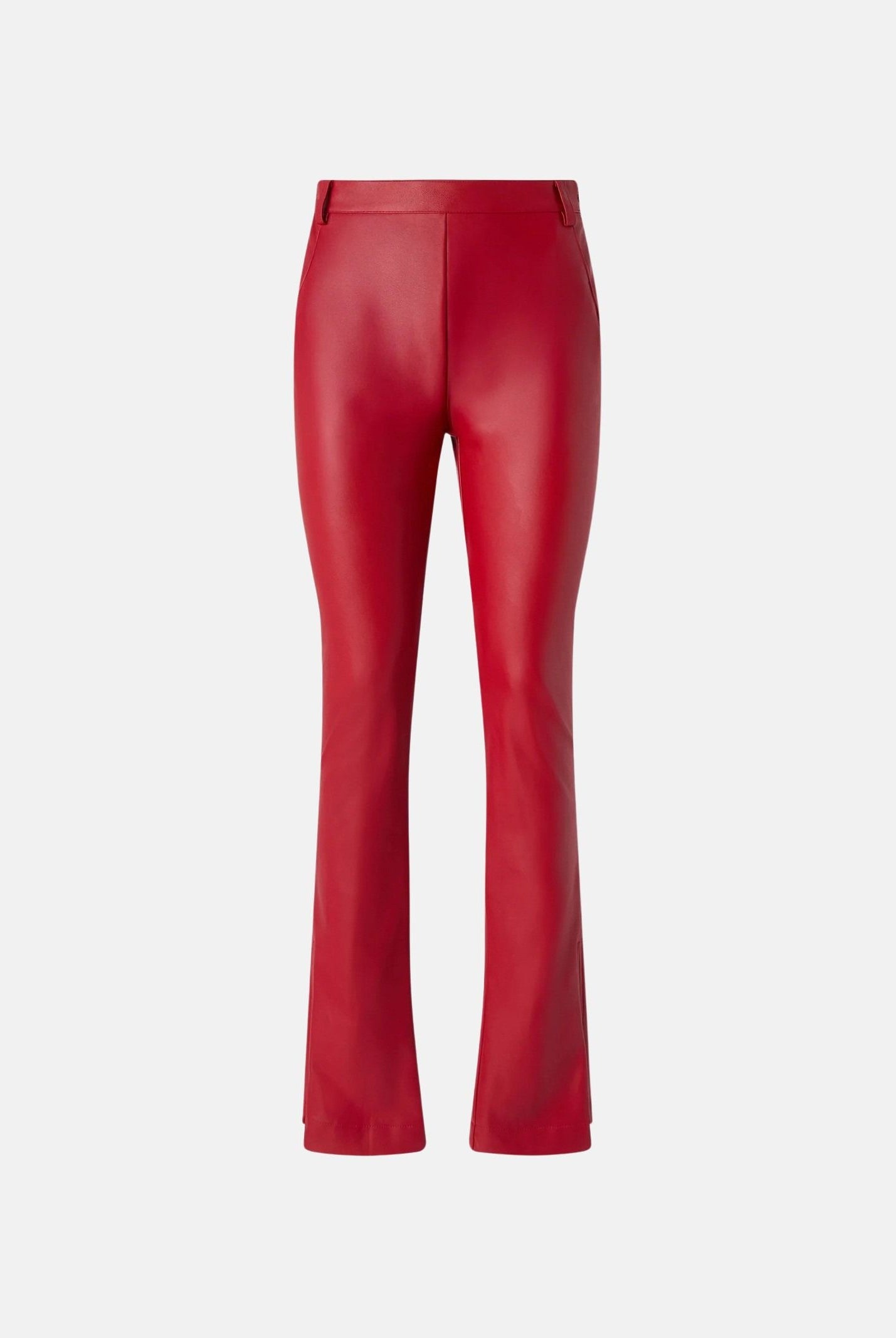 PINKO Pantaloni FLARE rosso-rosa porpora da donna. 107127A3EQ R45 PINKO