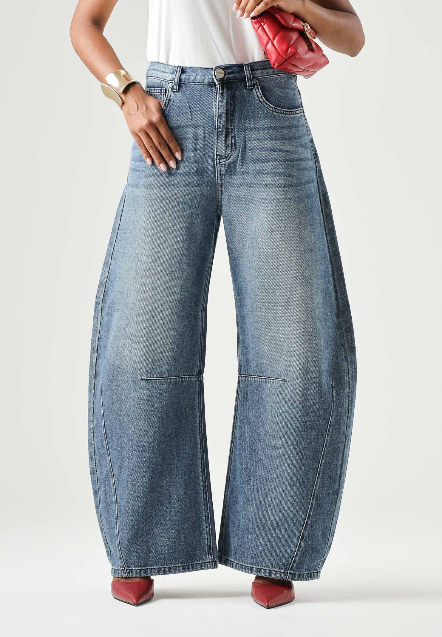 PINKO Jeans EMMA EGG lavaggio Medio blu da donna 107196A3GL PJC PINKO