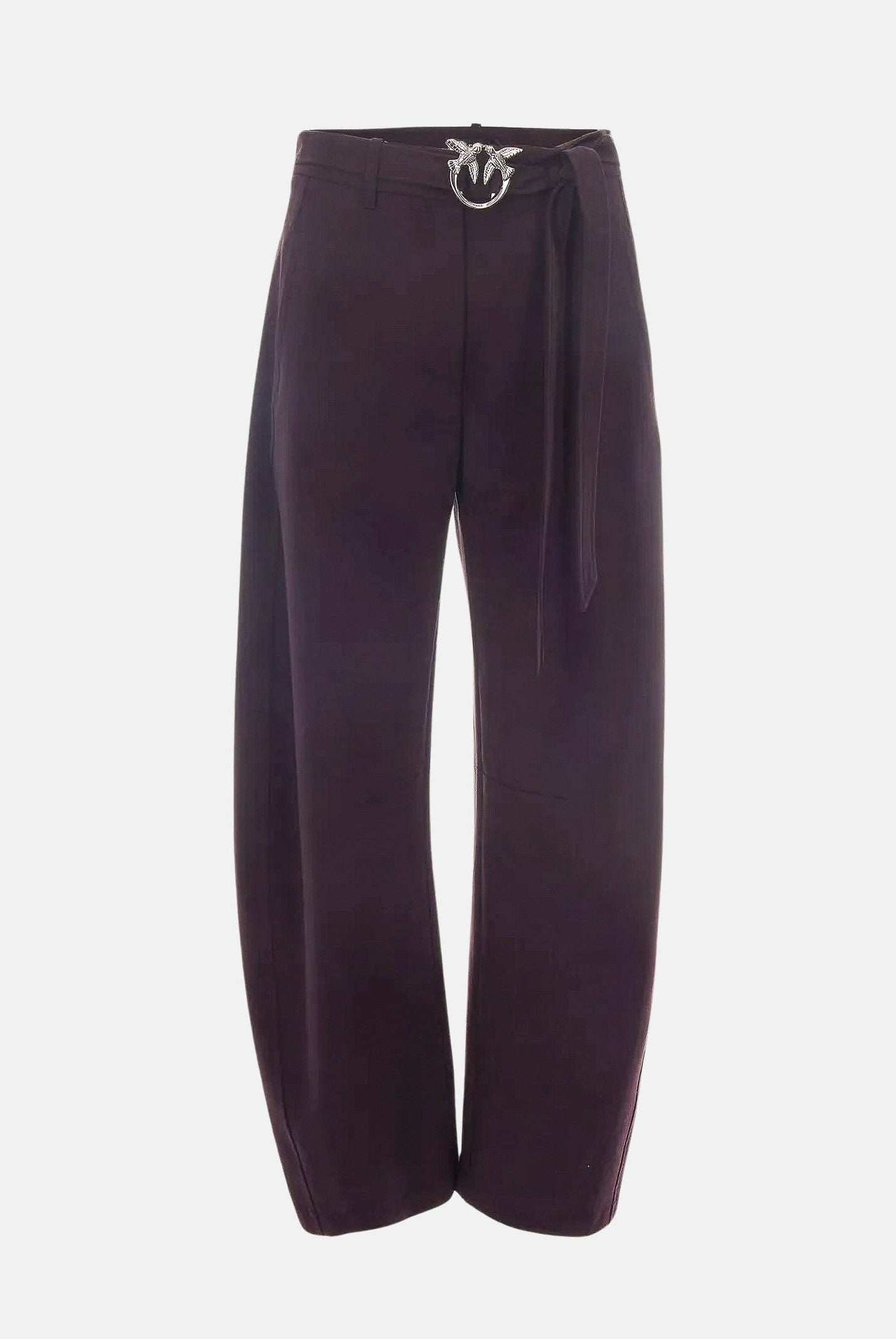 PINKO Pantaloni NEW LEXY CON CINTURA Bordeaux scuro da donna 107201A18E RR7 PINKO
