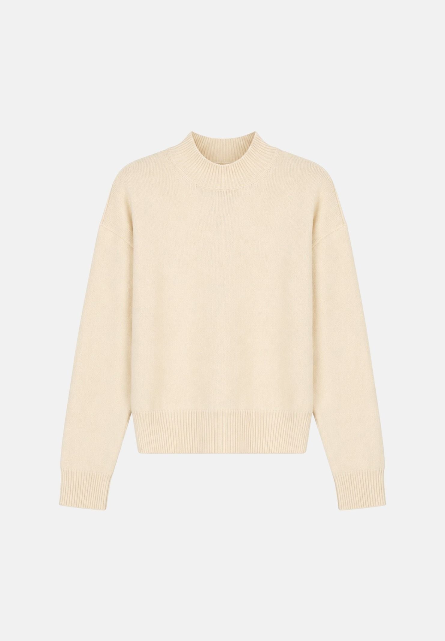 PINKO Maglia SPARTA SWEATER rugiada gelata-beige da donna con lavorazione essenziale 107205A3G1 C15 PINKO