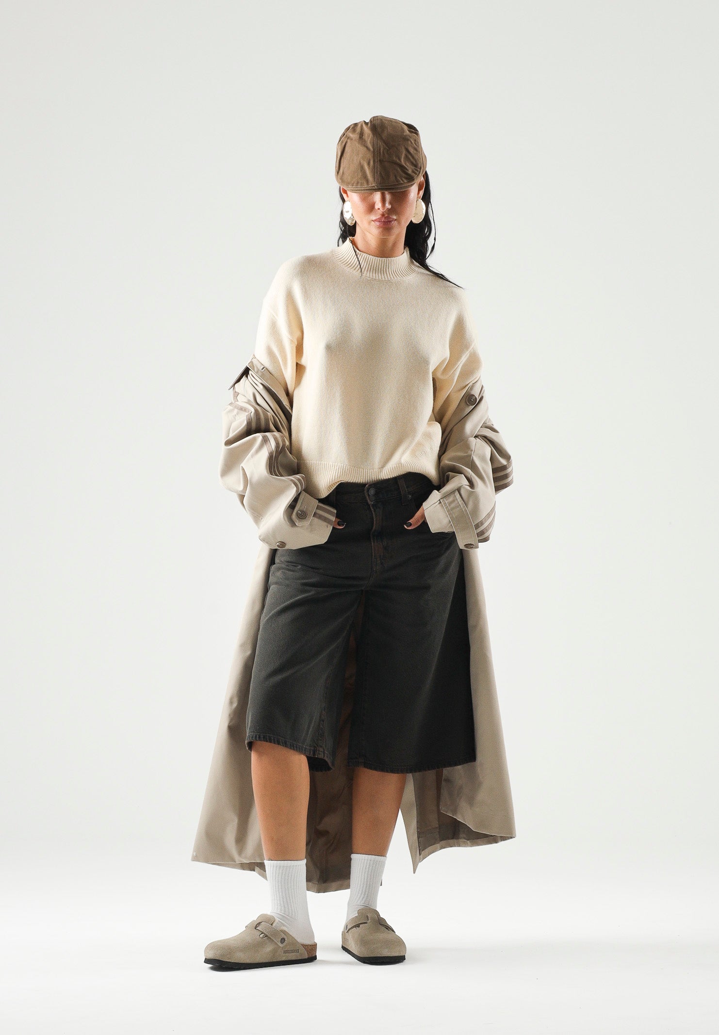 PINKO Maglia SPARTA SWEATER rugiada gelata-beige da donna con lavorazione essenziale 107205A3G1 C15 PINKO
