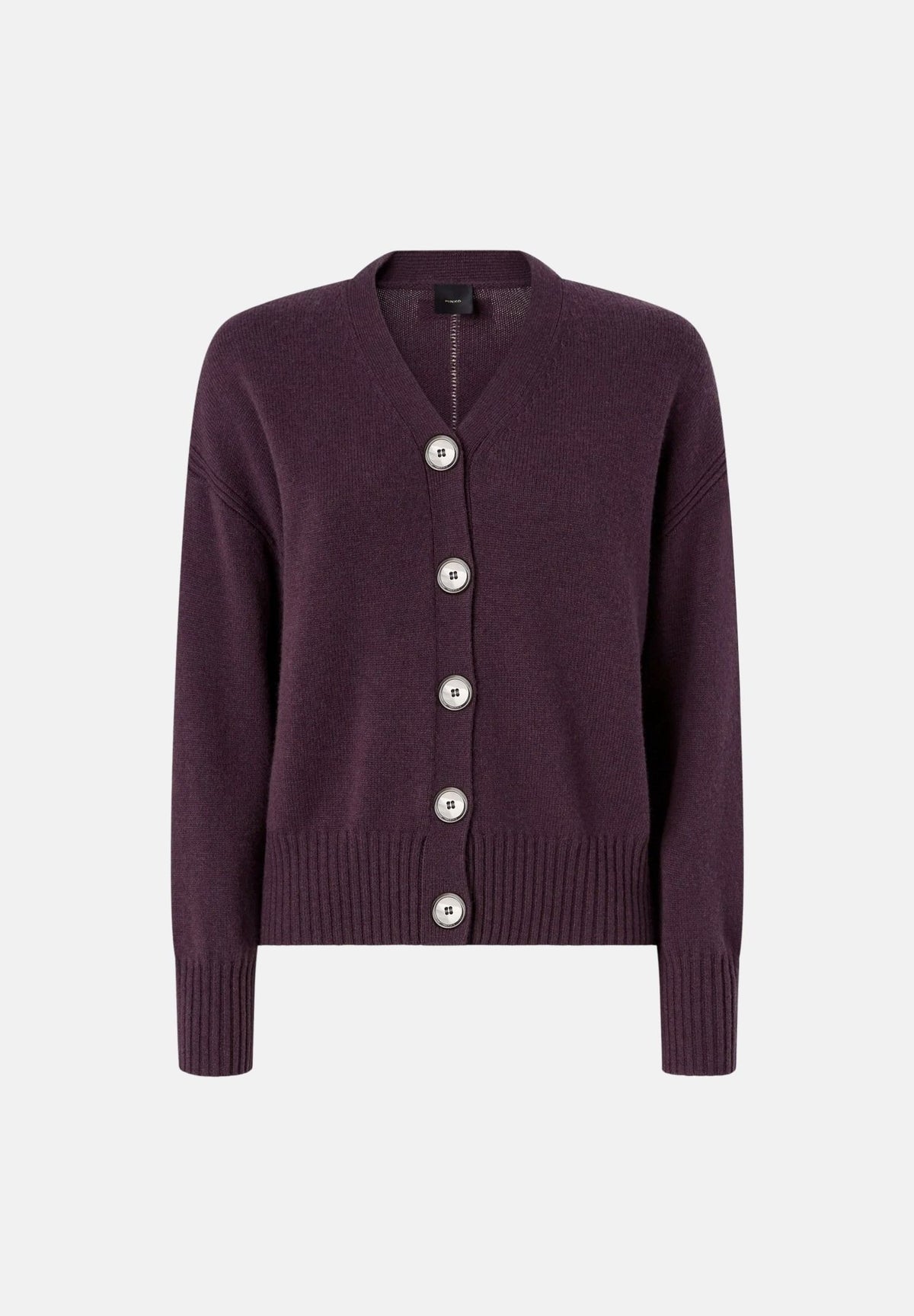 PINKO Cardigan VIENNA prugna da donna con bottoncini 107212A3G1 W63 PINKO